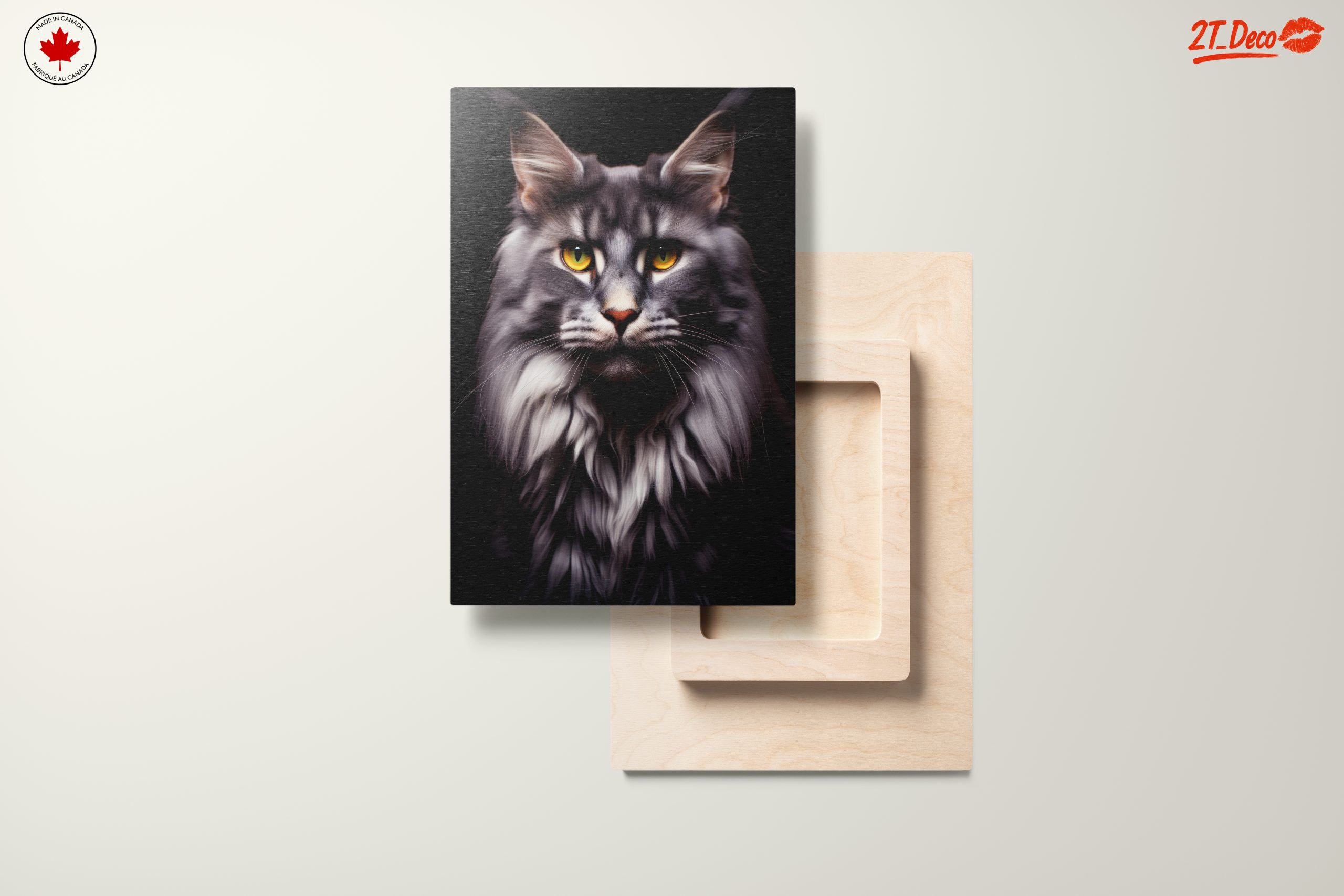 Majestic Feline Portrait on Black Background - Image 11