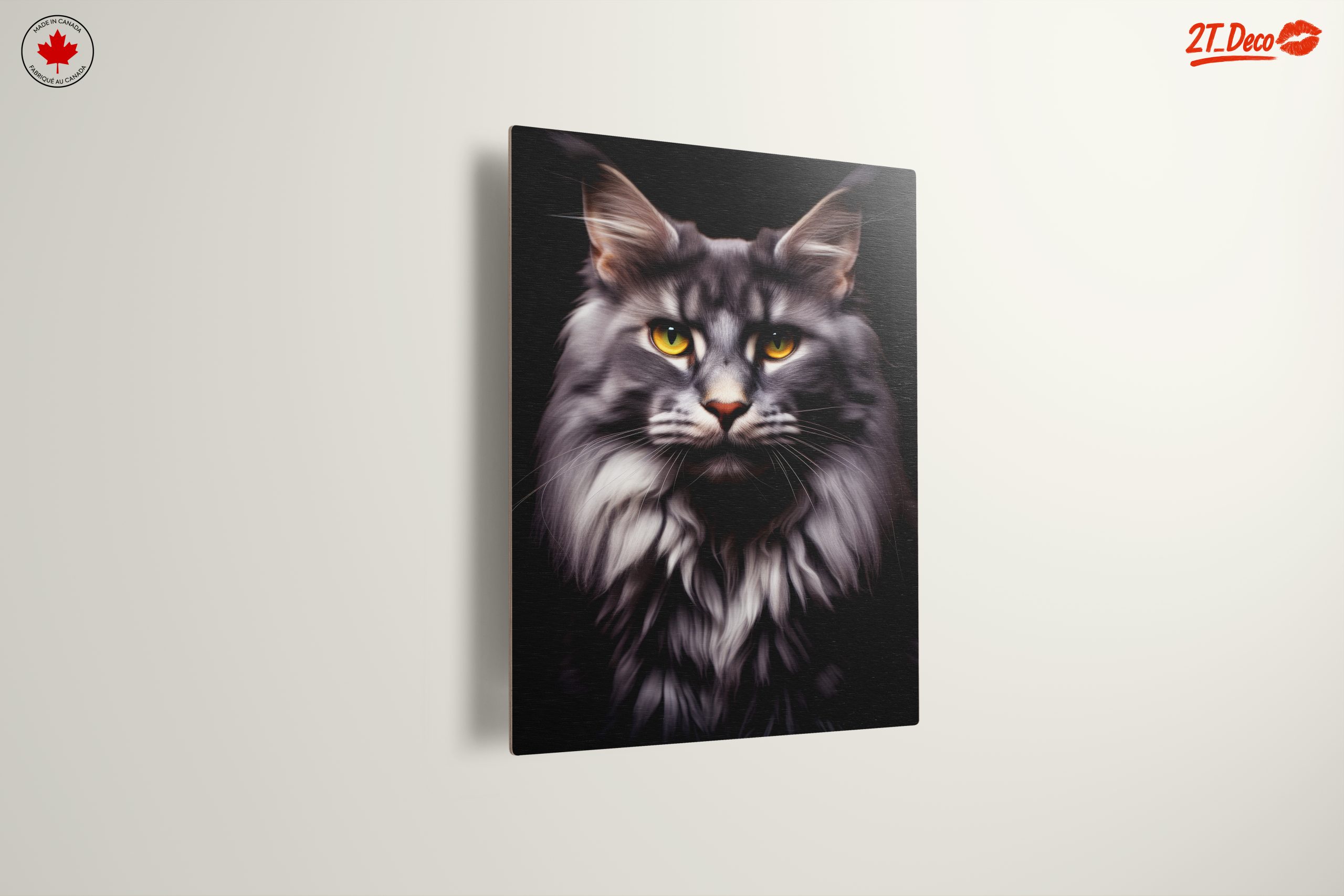 Majestic Feline Portrait on Black Background - Image 13