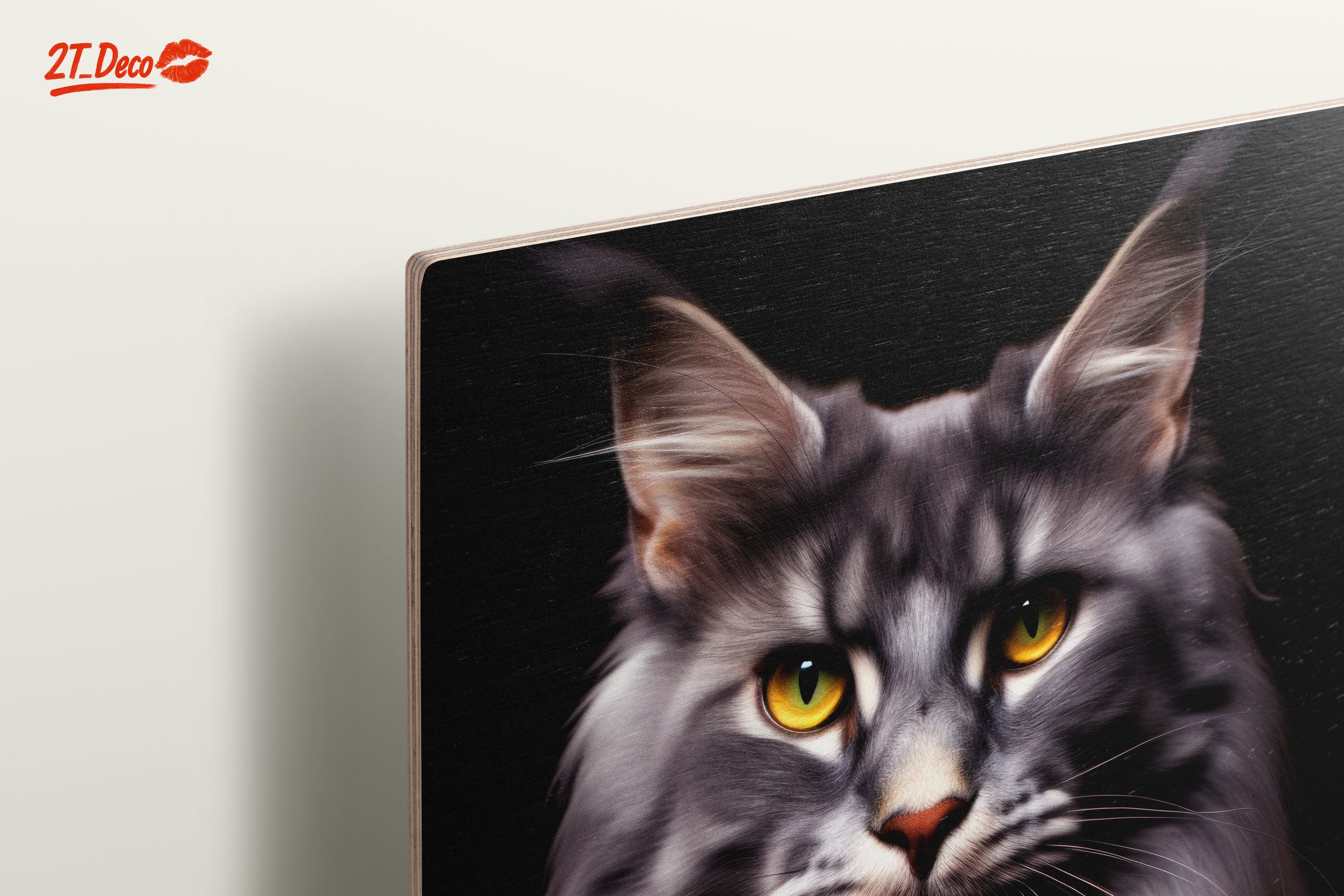 Majestic Feline Portrait on Black Background - Image 15
