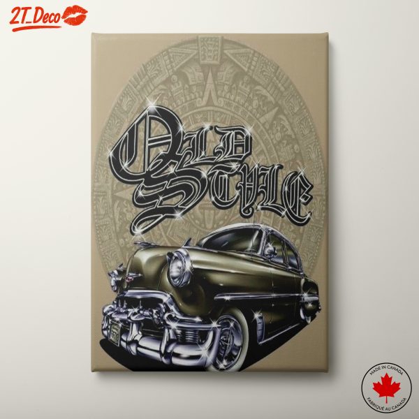 Stylish Vintage Car Illustration