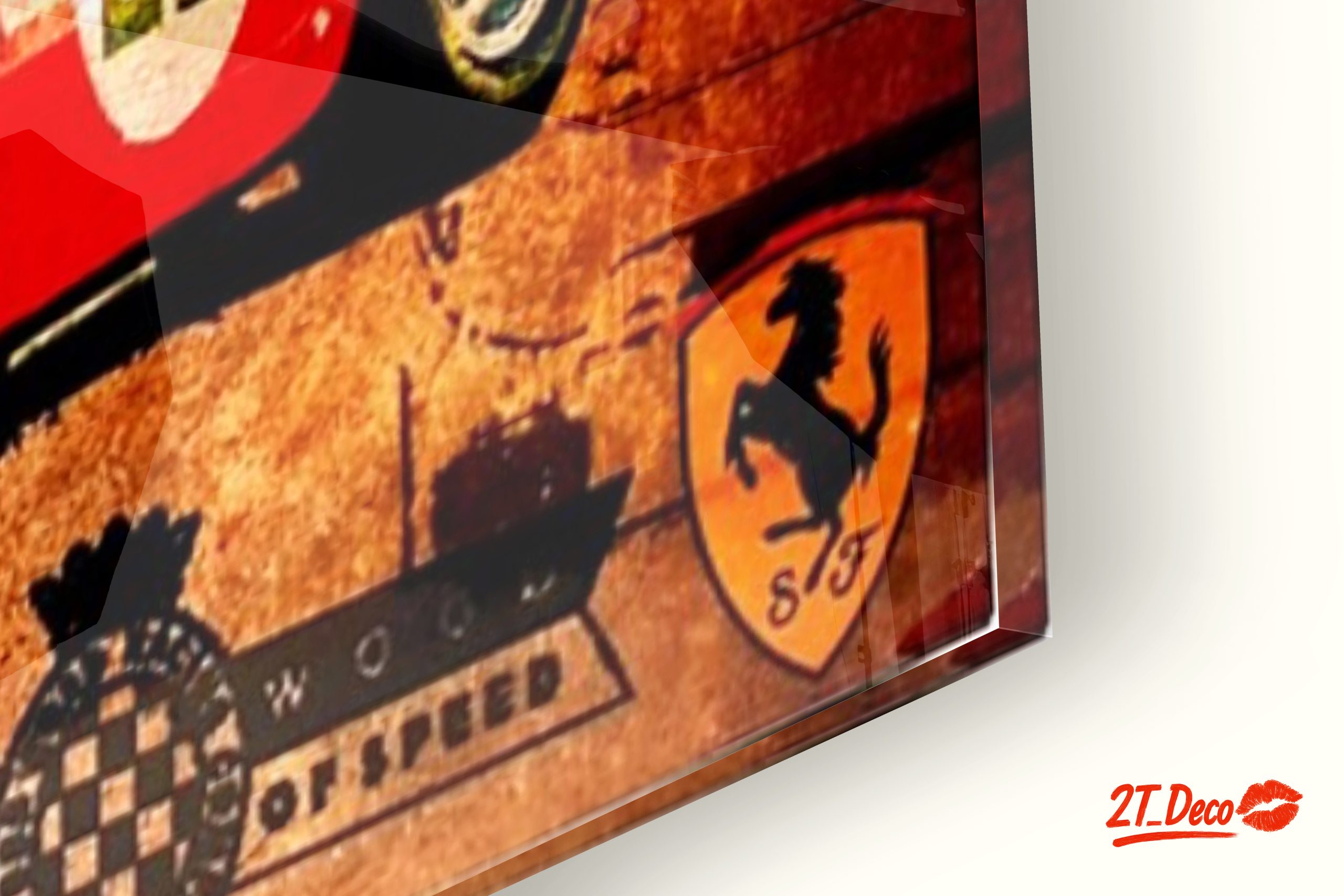 Vintage Ferrari 250 GT Artwork - Image 9