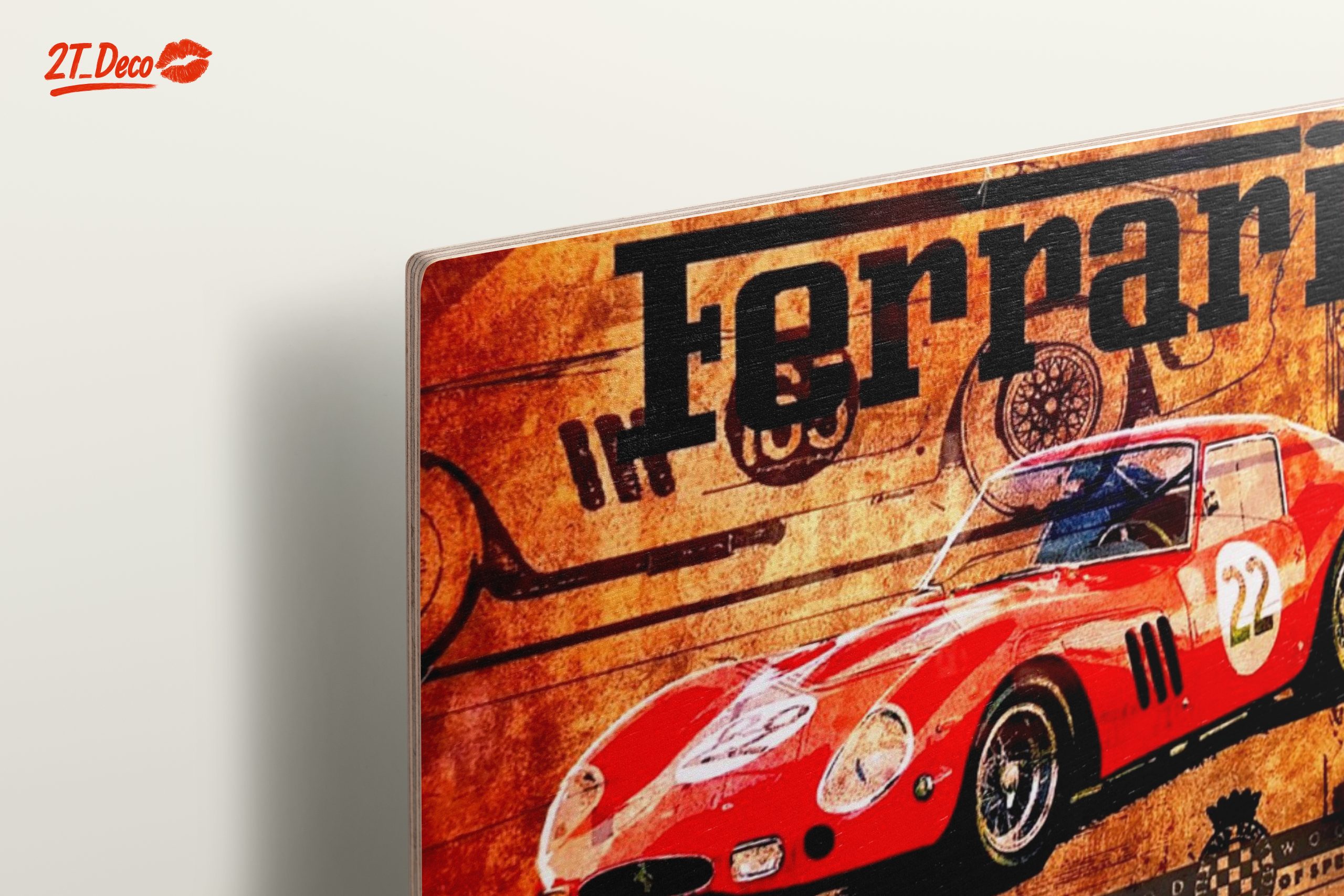 Vintage Ferrari 250 GT Artwork - Image 15