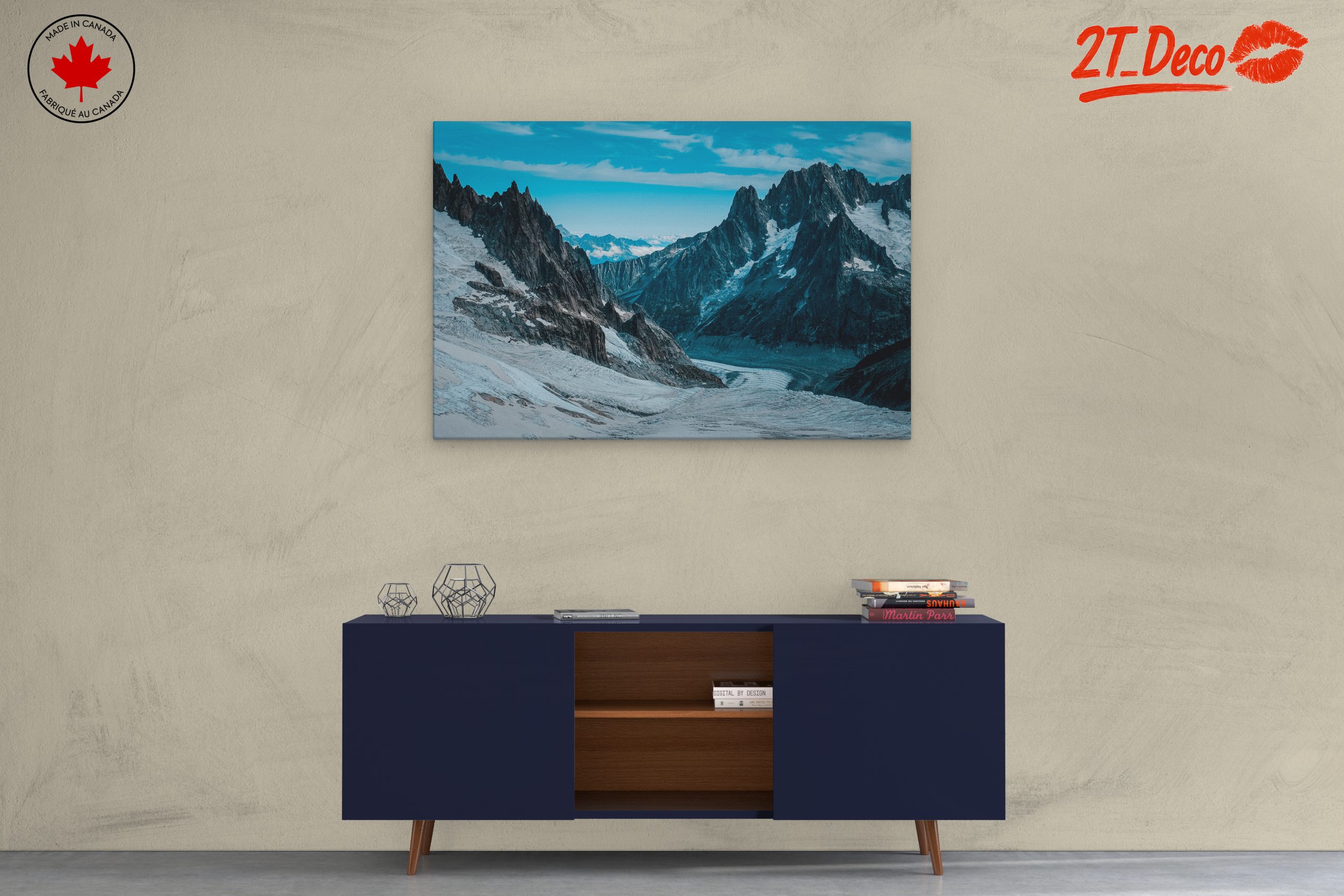 Majestic Mountain Landscape Art - Image 3