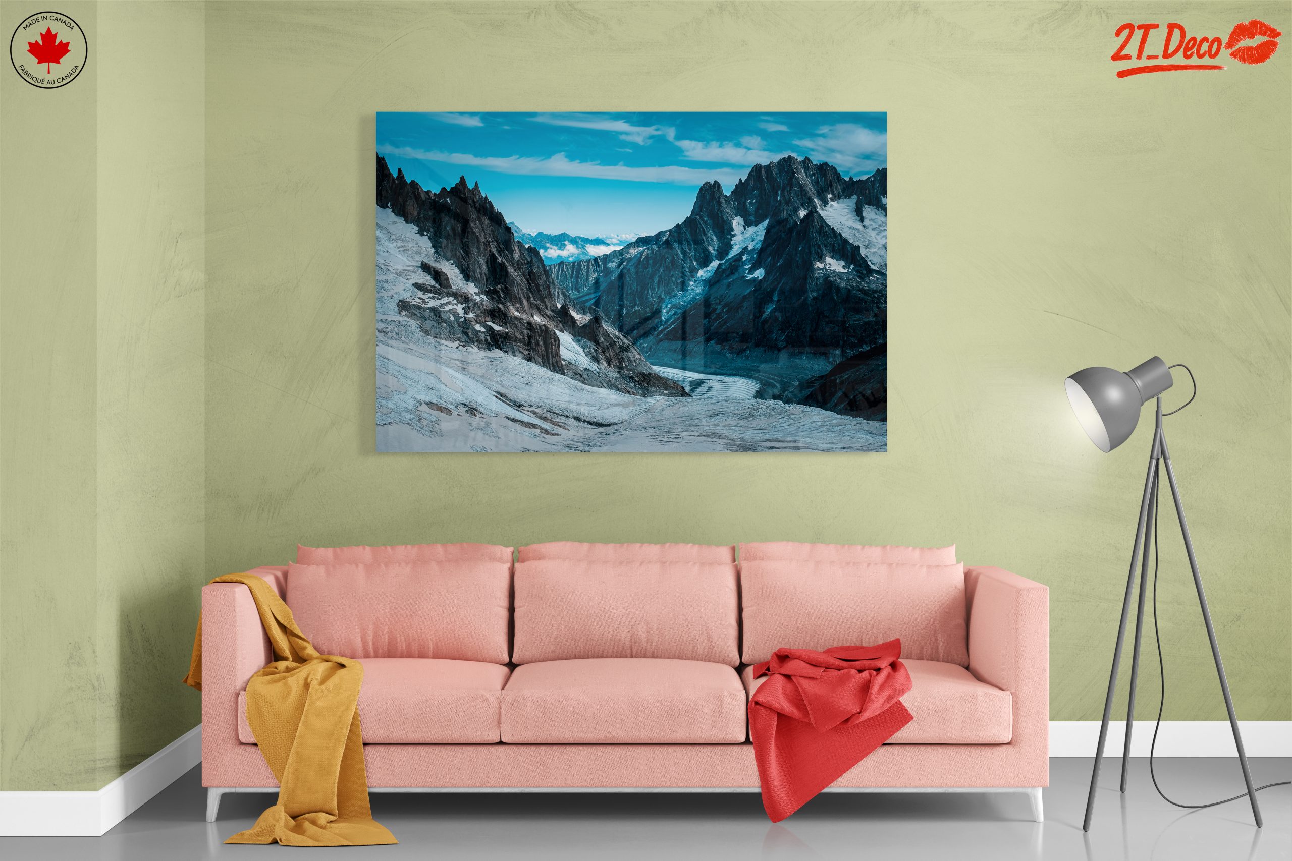 Majestic Mountain Landscape Art - Image 7