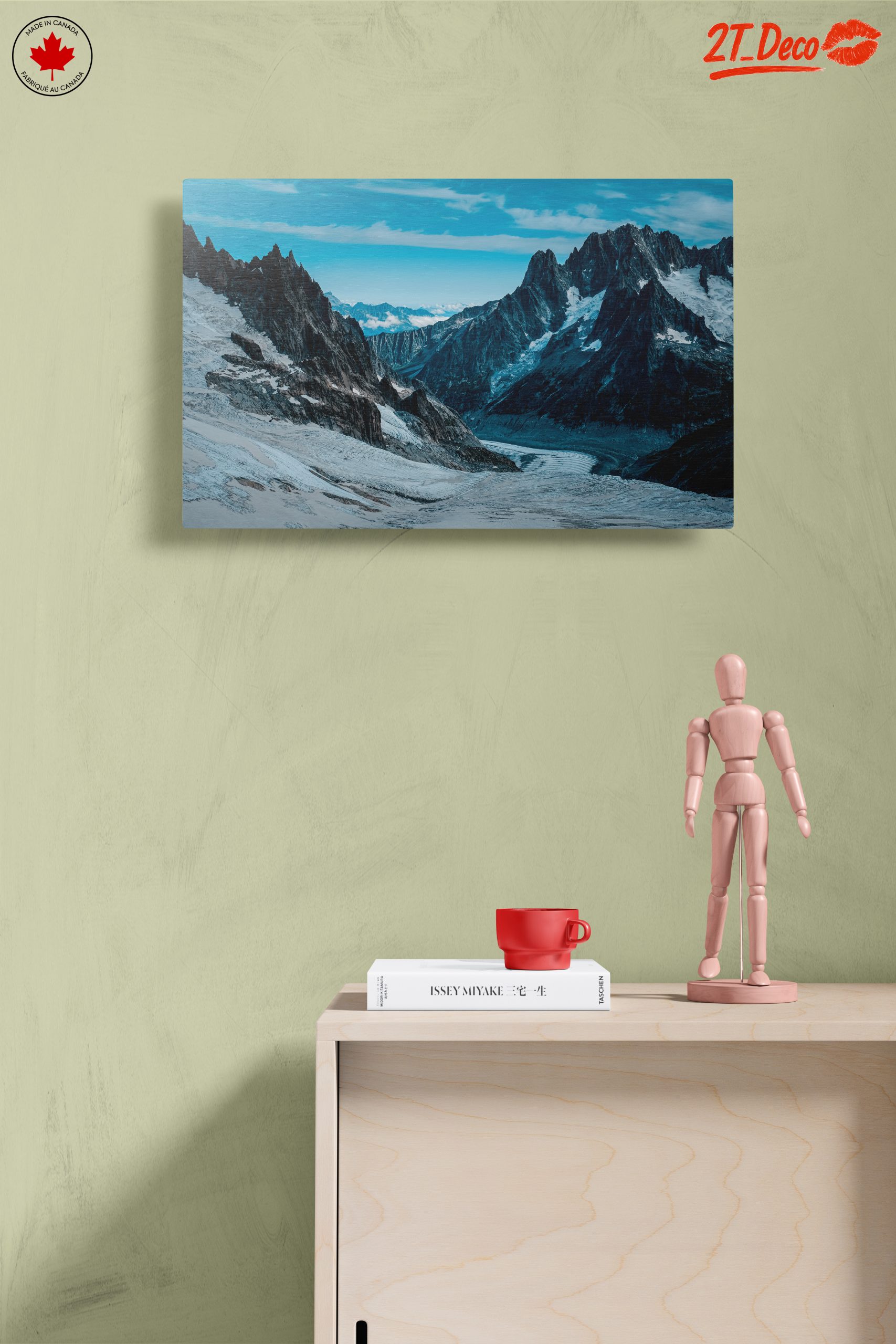 Majestic Mountain Landscape Art - Image 14
