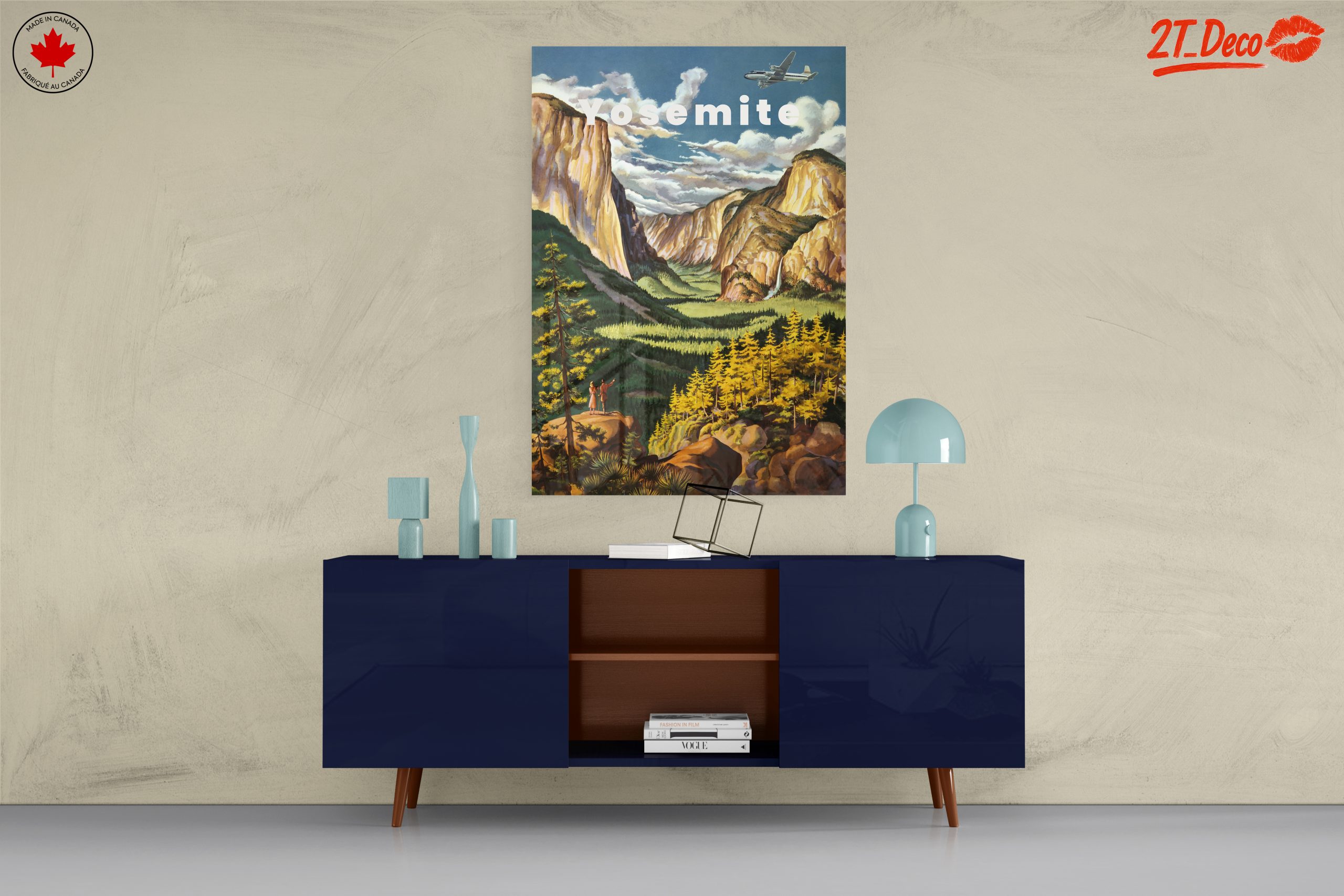 Yosemite National Park Vintage Adventure Art - Image 8