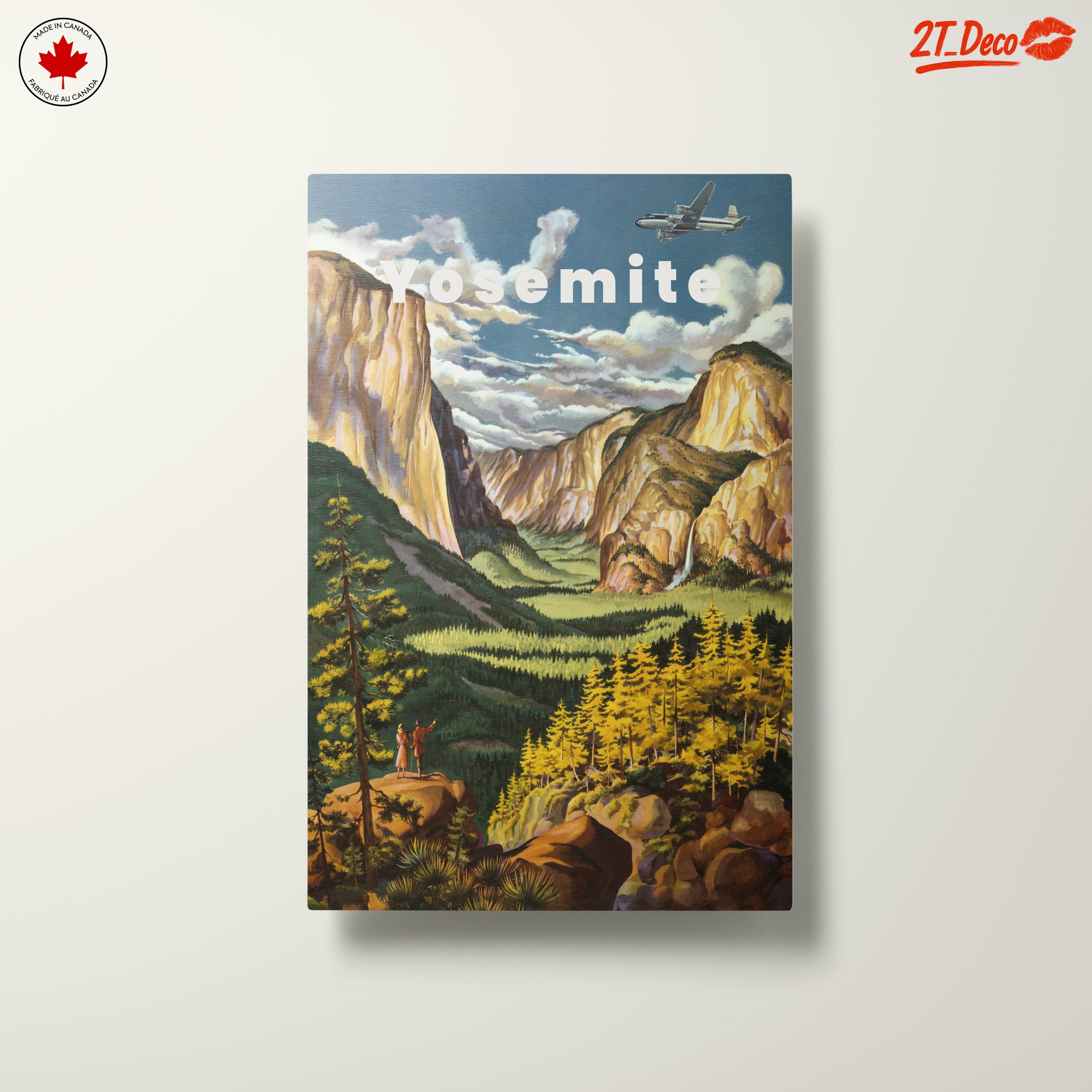 Yosemite National Park Vintage Adventure Art - Image 10