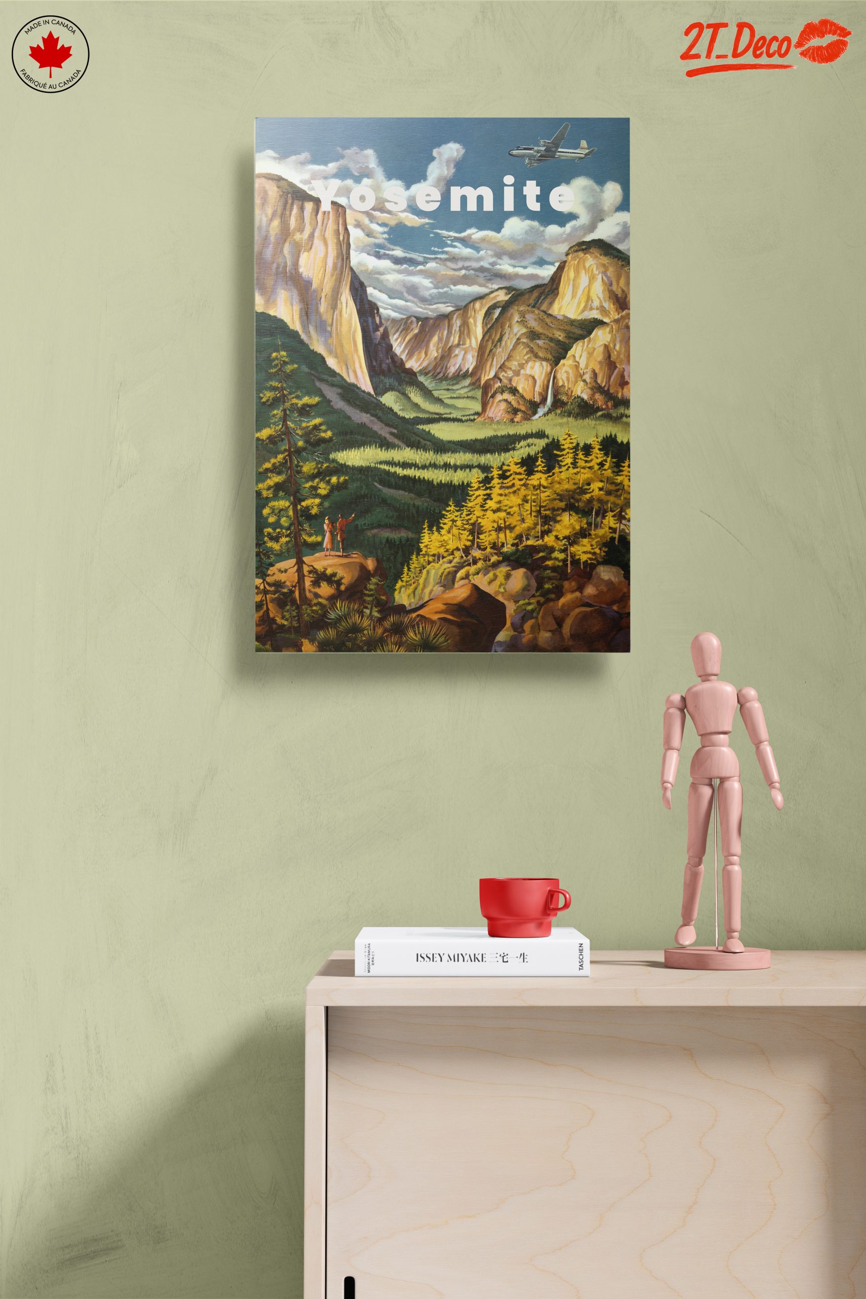 Yosemite National Park Vintage Adventure Art - Image 14