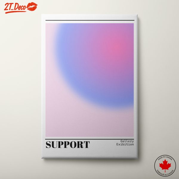 Soft Gradient Contemporary Abstract Art