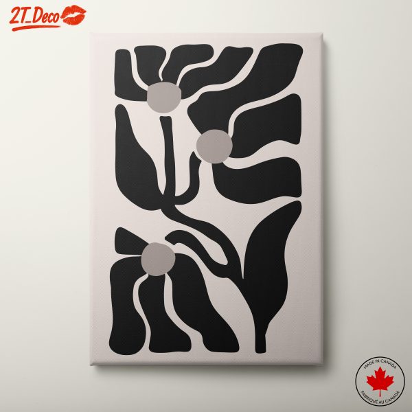 Bold Floral Abstract Art Design