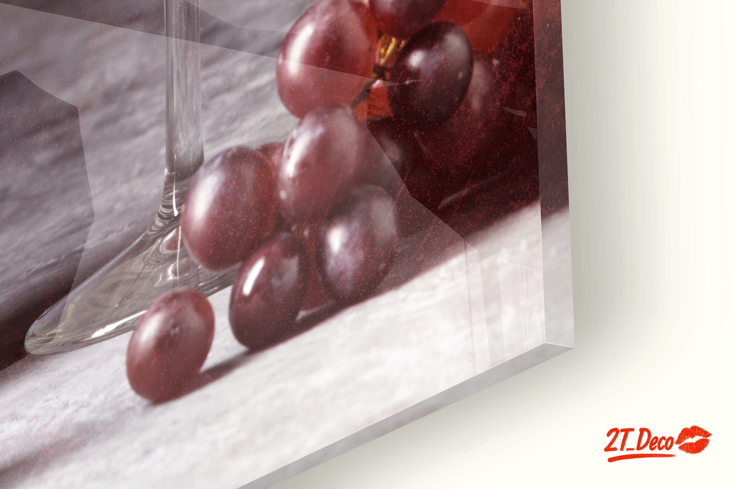 Elegant Red Wine Bottle and Glass Art - Image 9