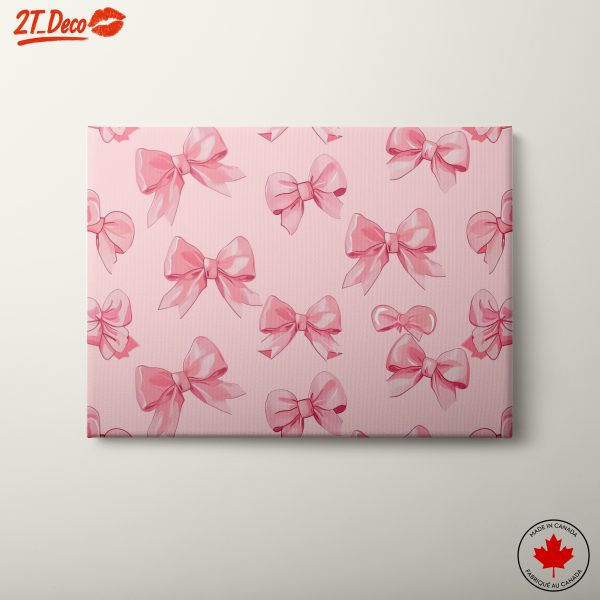 Charming Patterned Bow Art for Playful Decor