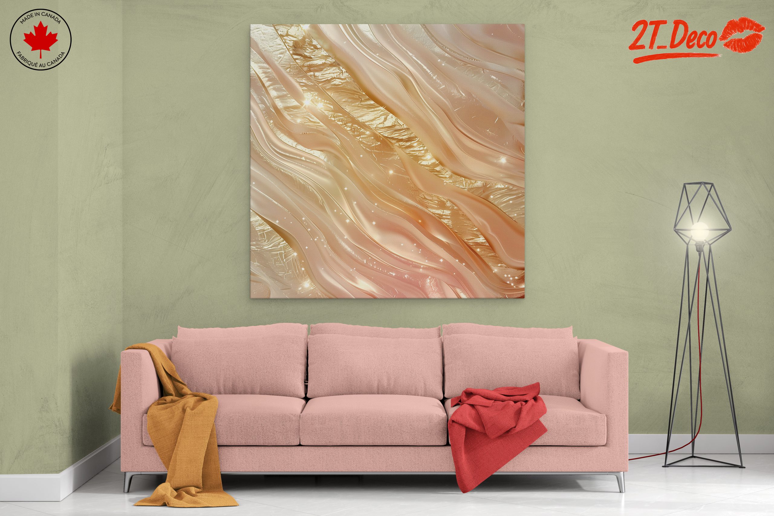 Elegant Abstract Textured Art - Image 2