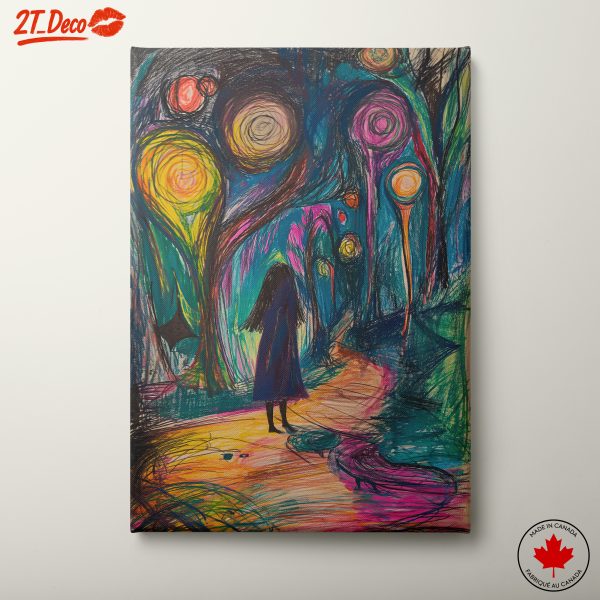 Colorful Abstract Pathway Art