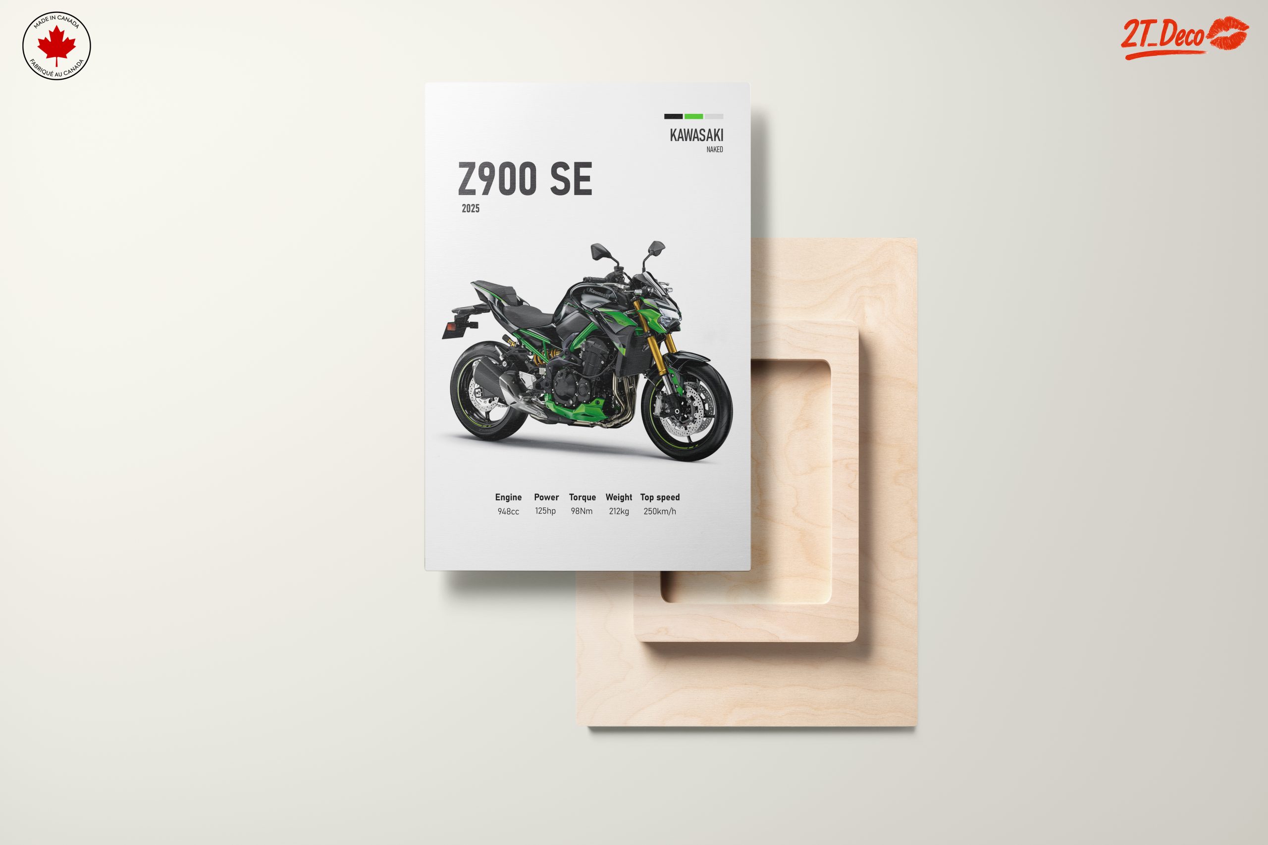 Kawasaki Z900 SE 2025 Motorcycle Art - Image 11