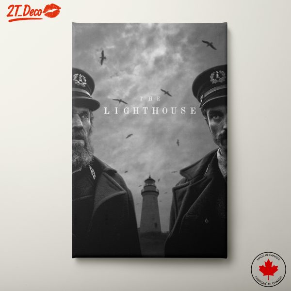 Abstract Lighthouse Scene with Characters