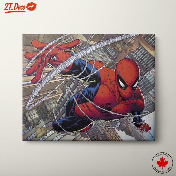 Spider-Man Comic Book Art in Action