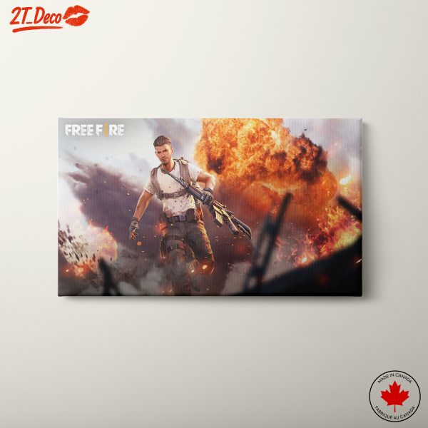 Intense Battlefield Action Scene Art