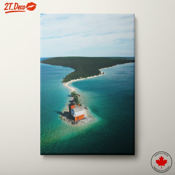 Coastal Lighthouse on Serene Water