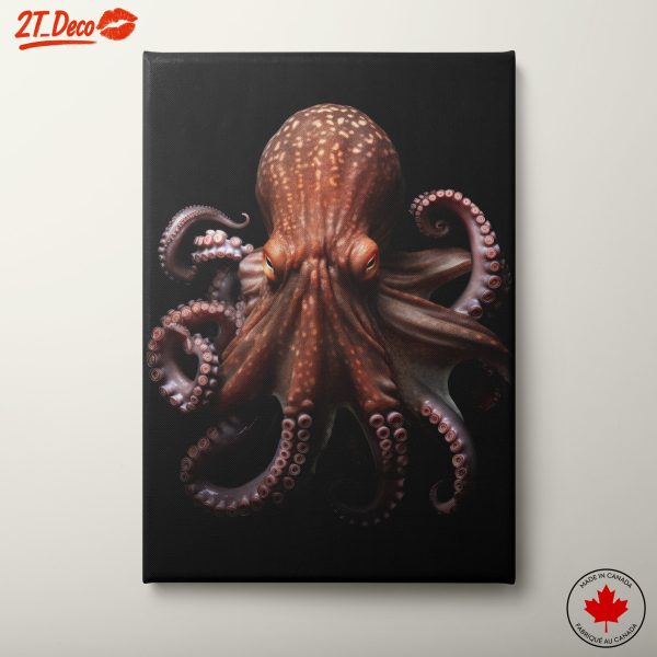 Octopus Wall Art in Bold Detail