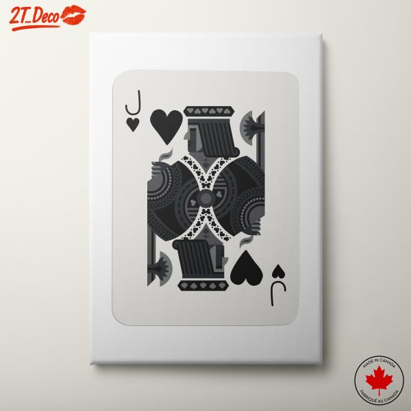 Stylized Playing Card Artwork for Unique Decor
