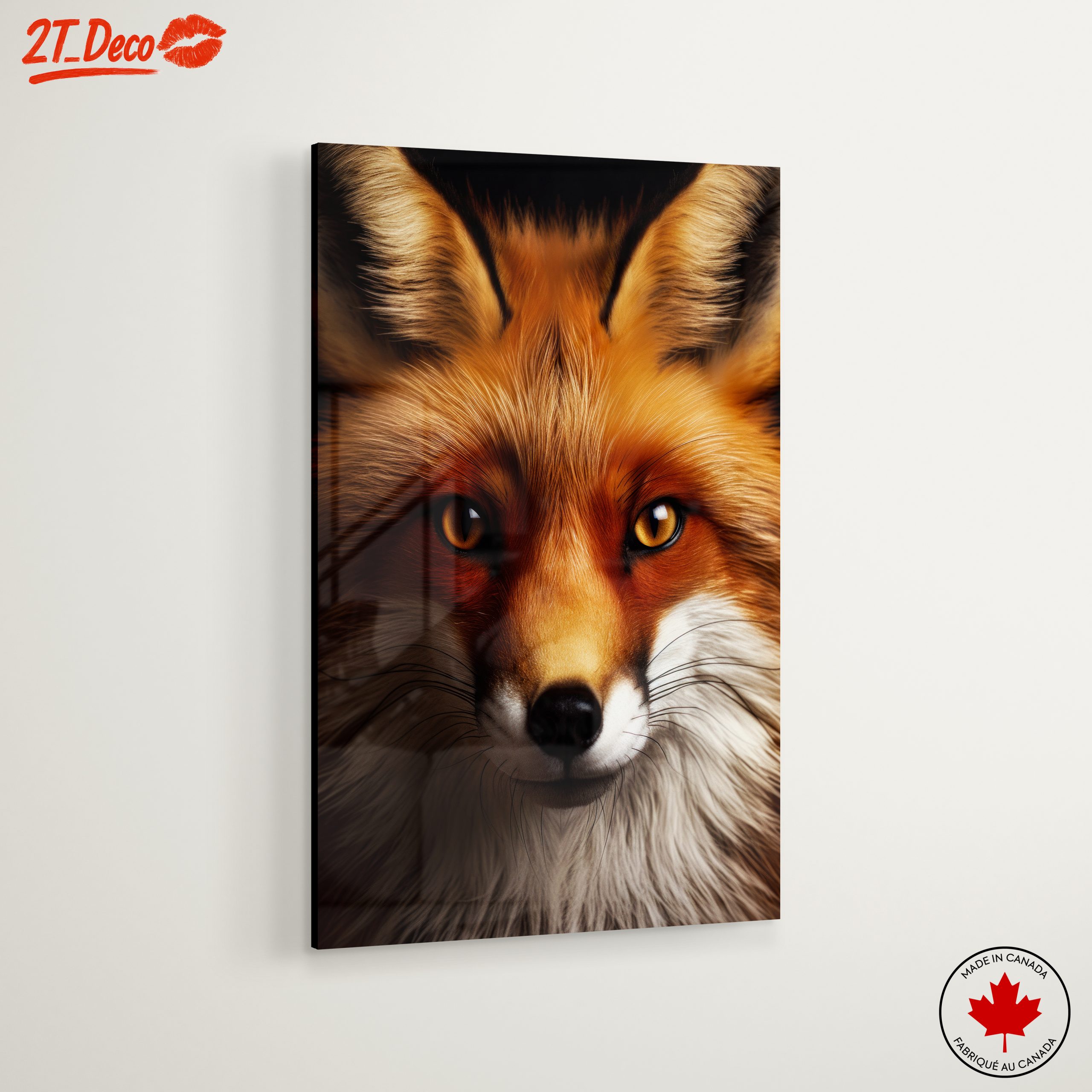 Realistic Fox Portrait in Vibrant Colors - Image 6