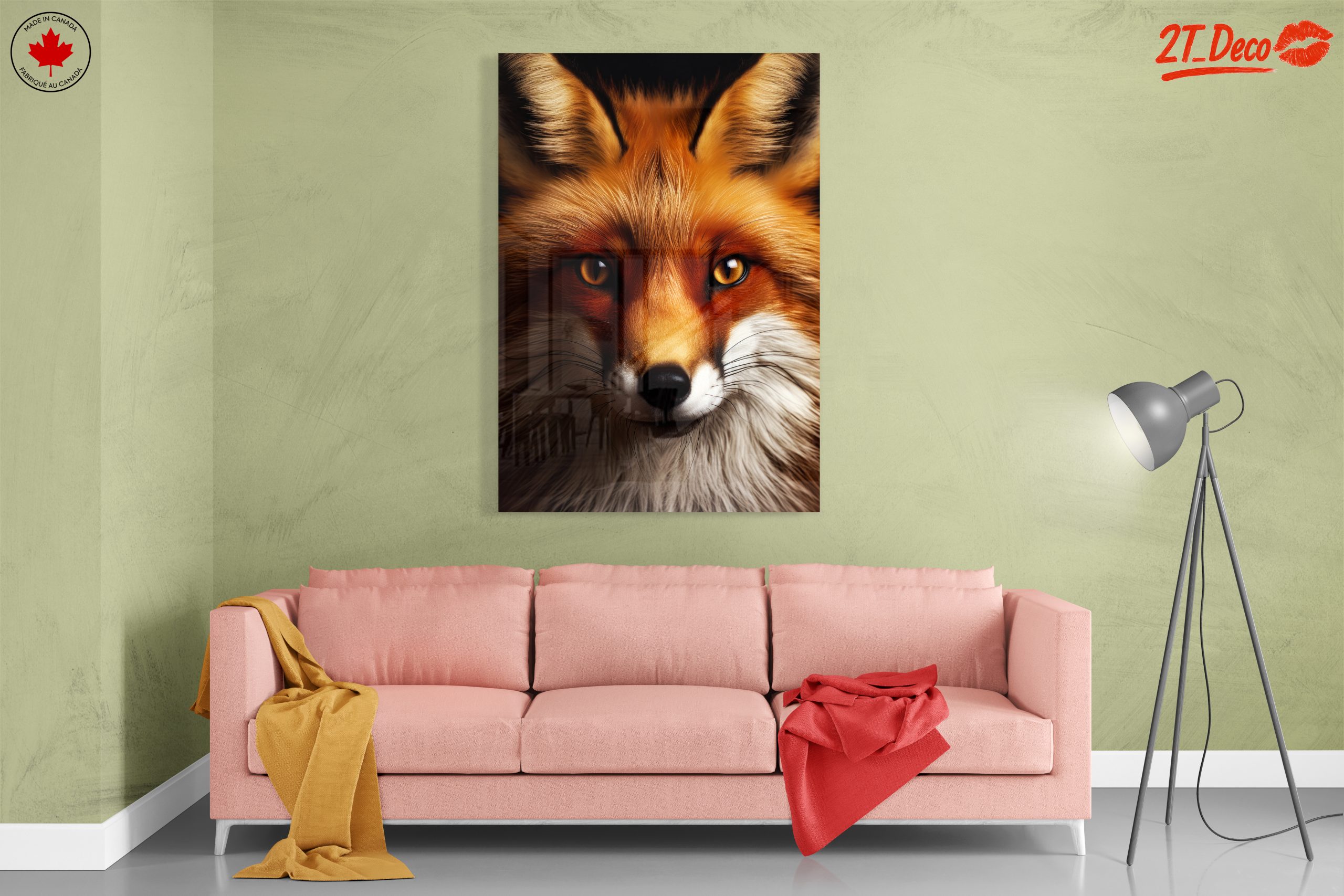 Realistic Fox Portrait in Vibrant Colors - Image 7