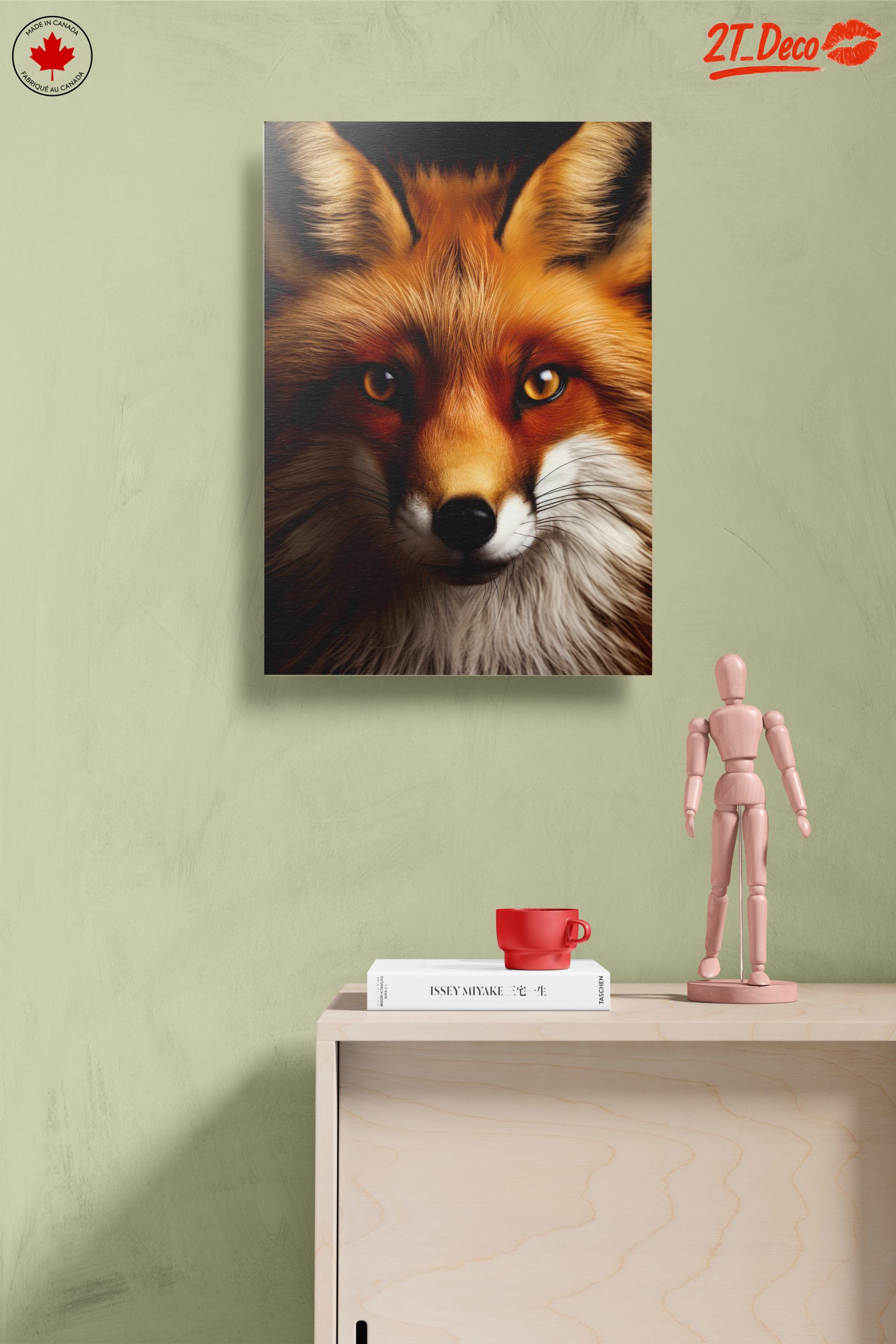 Realistic Fox Portrait in Vibrant Colors - Image 14