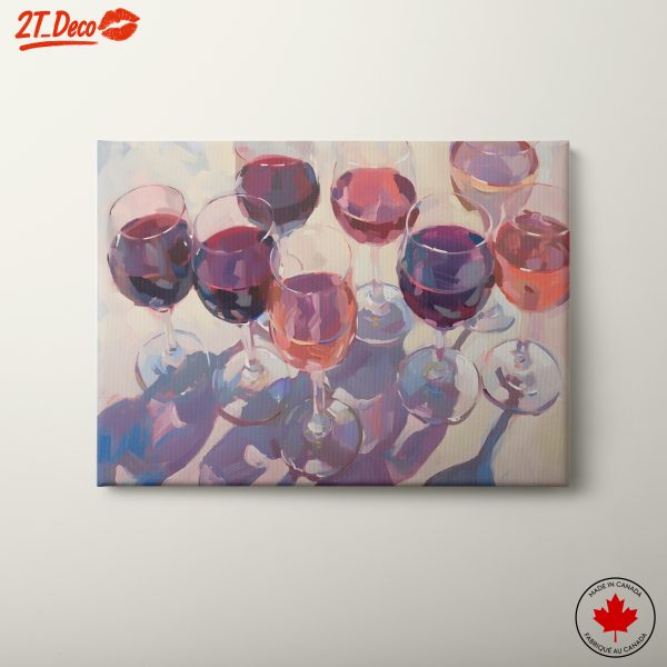 Elegant Wine Glasses Still Life Art