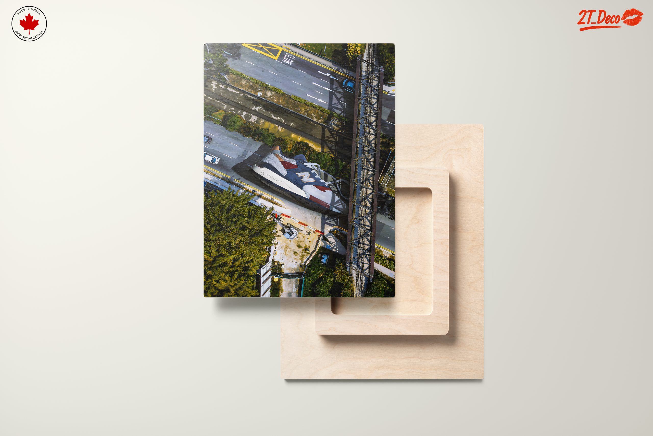 Stylized Urban Lifestyle Artwork Featuring Sneakers - Image 11