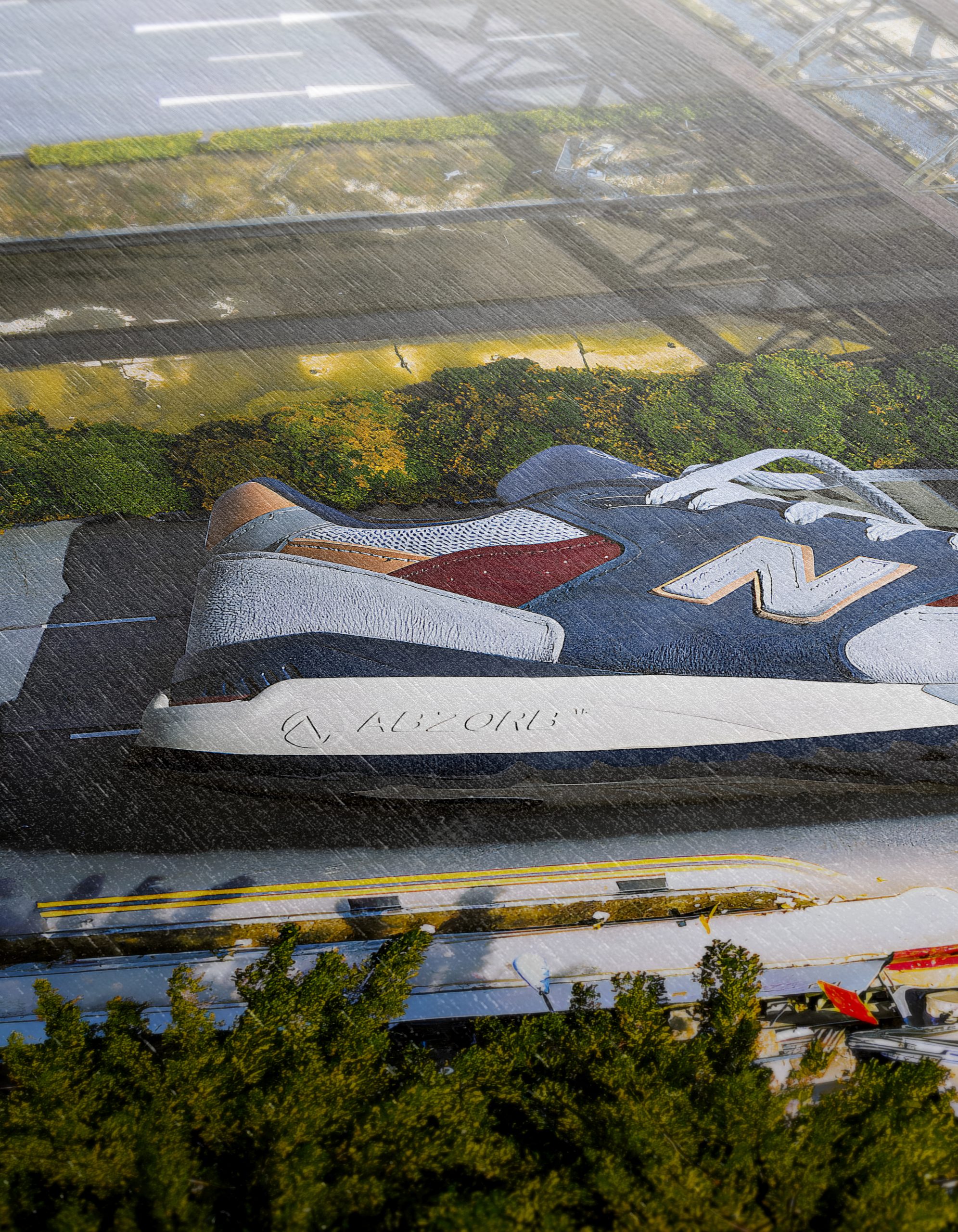 Stylized Urban Lifestyle Artwork Featuring Sneakers - Image 12