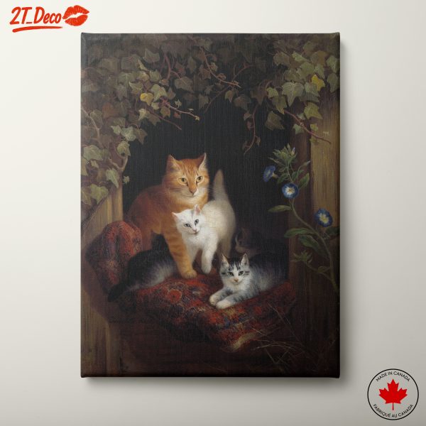 Charming Cats in a Cozy Setting