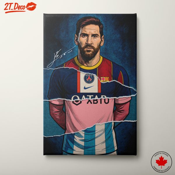 Stylized Portrait of a Soccer Legend