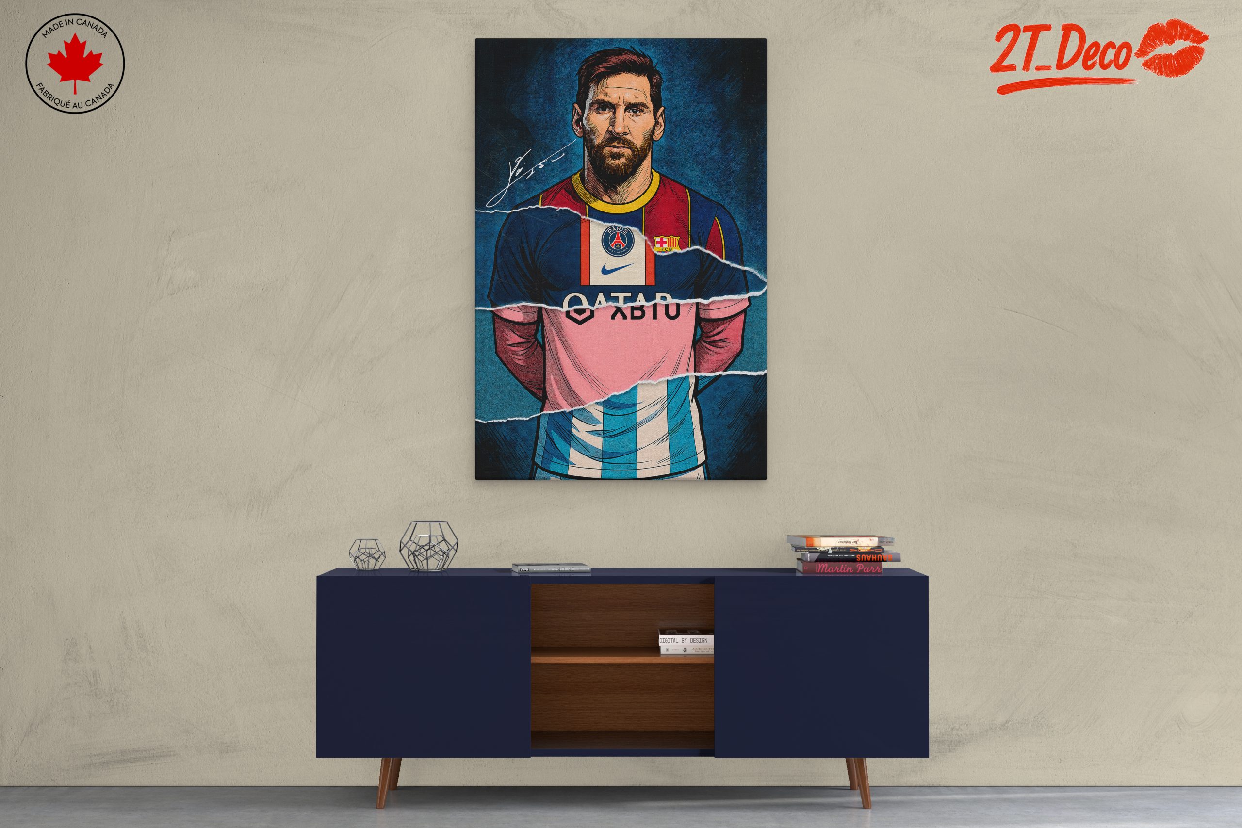 Stylized Portrait of a Soccer Legend - Image 3