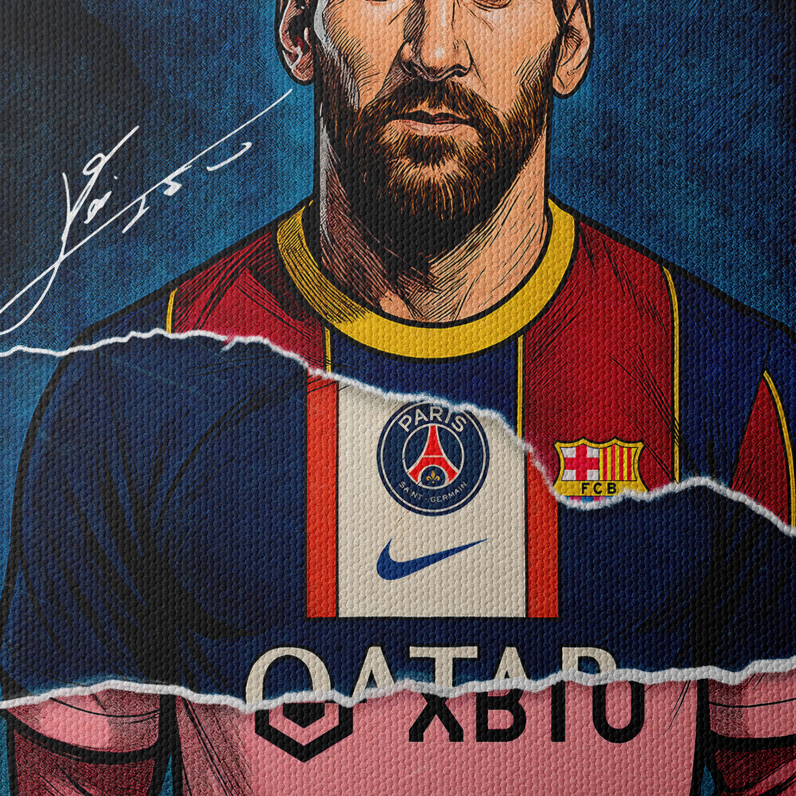 Stylized Portrait of a Soccer Legend - Image 4