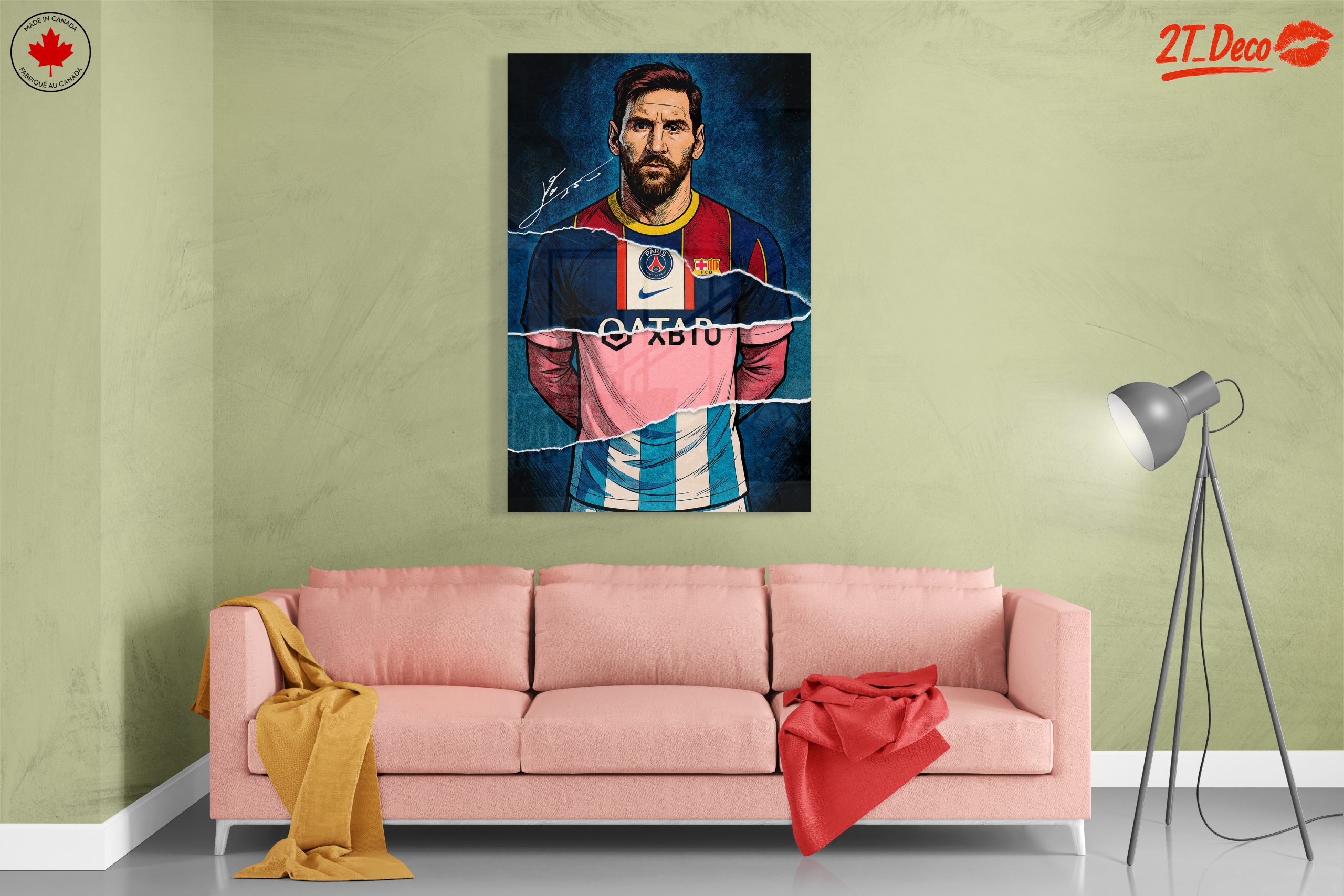Stylized Portrait of a Soccer Legend - Image 7