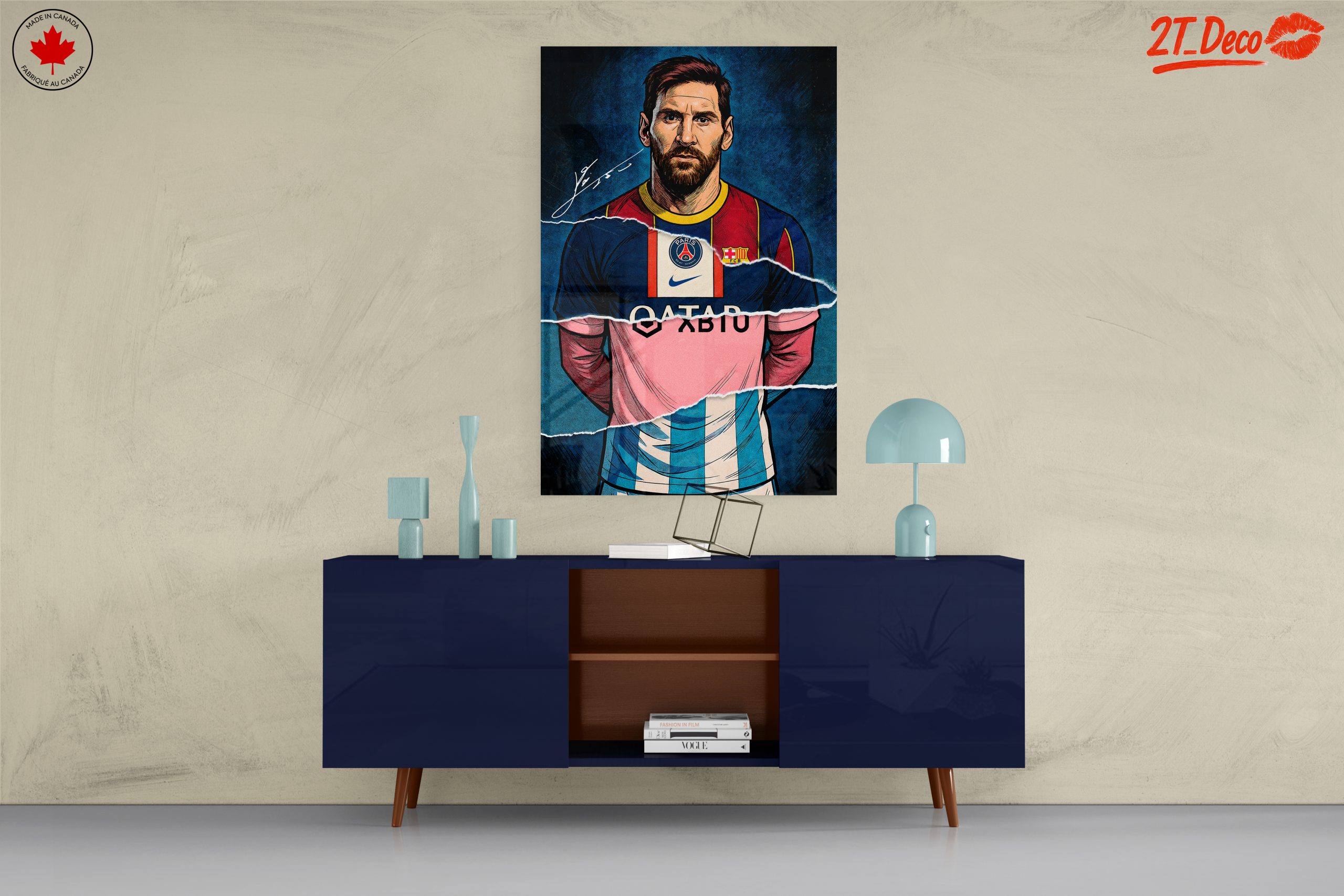 Stylized Portrait of a Soccer Legend - Image 8