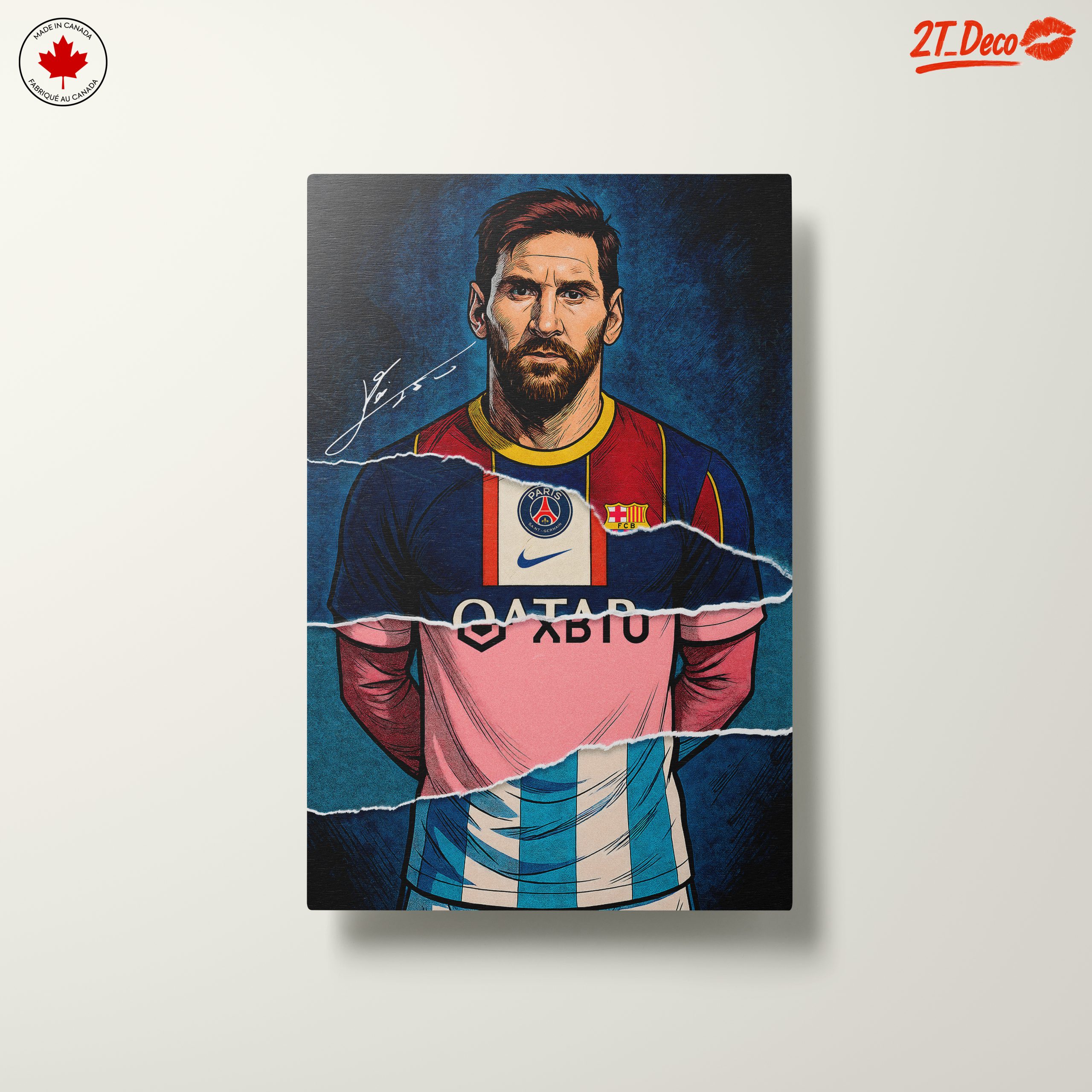 Stylized Portrait of a Soccer Legend - Image 10