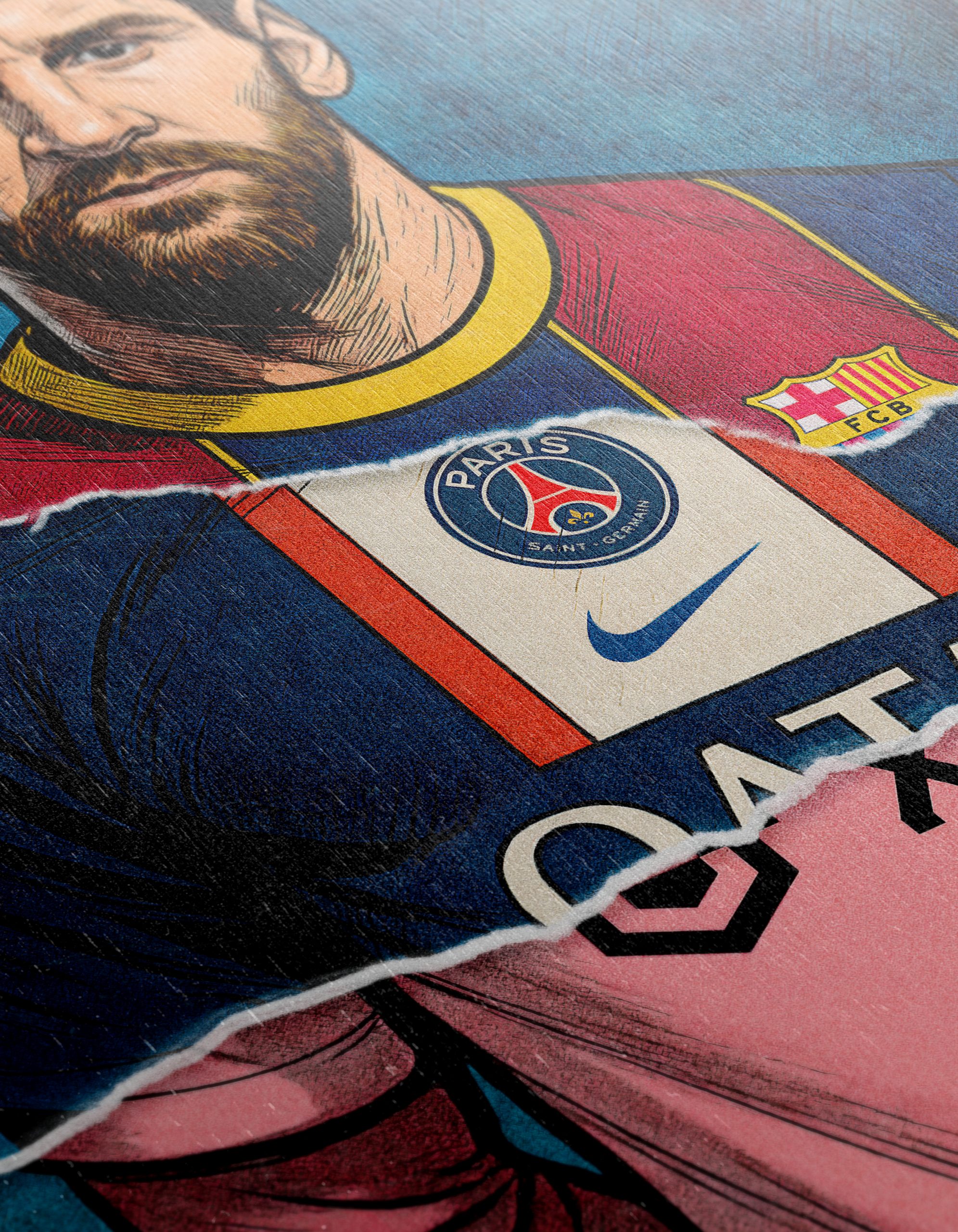 Stylized Portrait of a Soccer Legend - Image 12