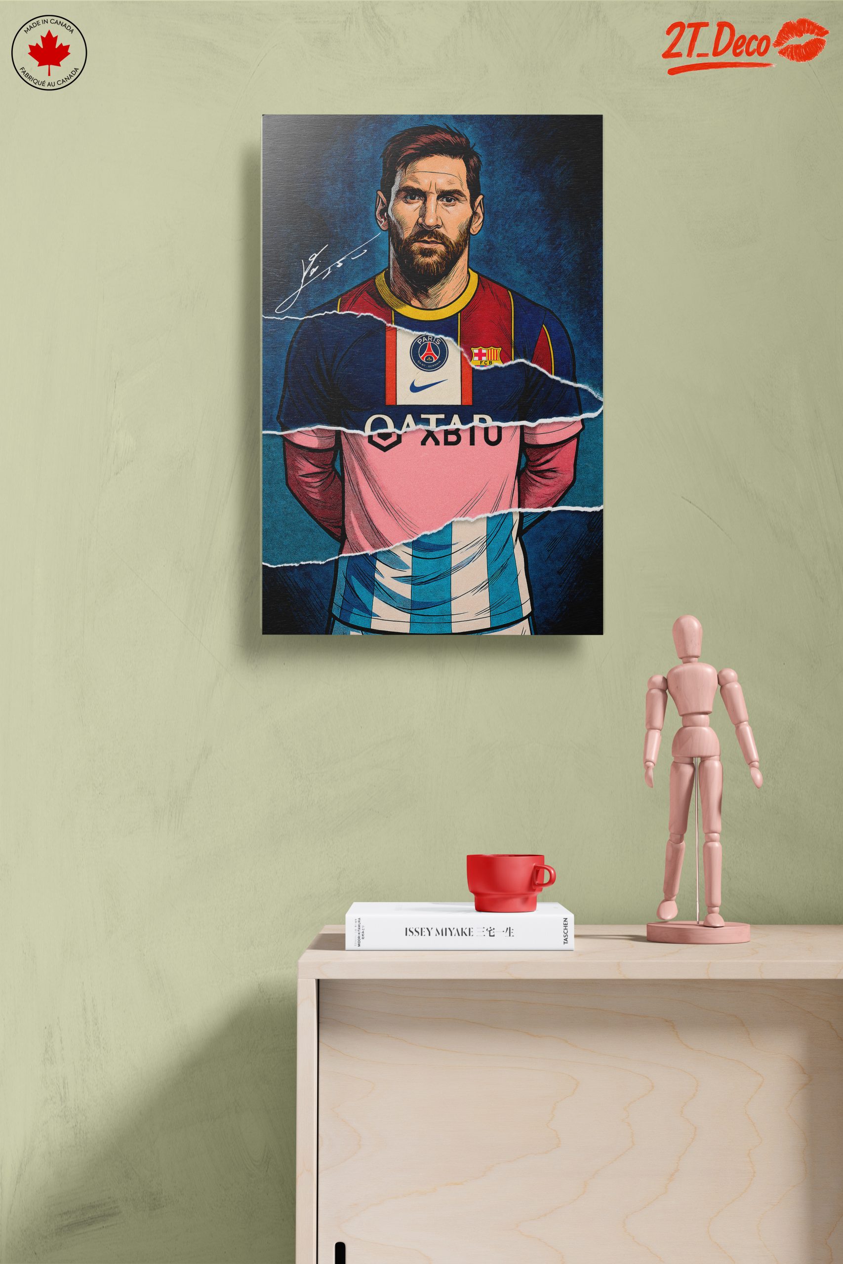 Stylized Portrait of a Soccer Legend - Image 14