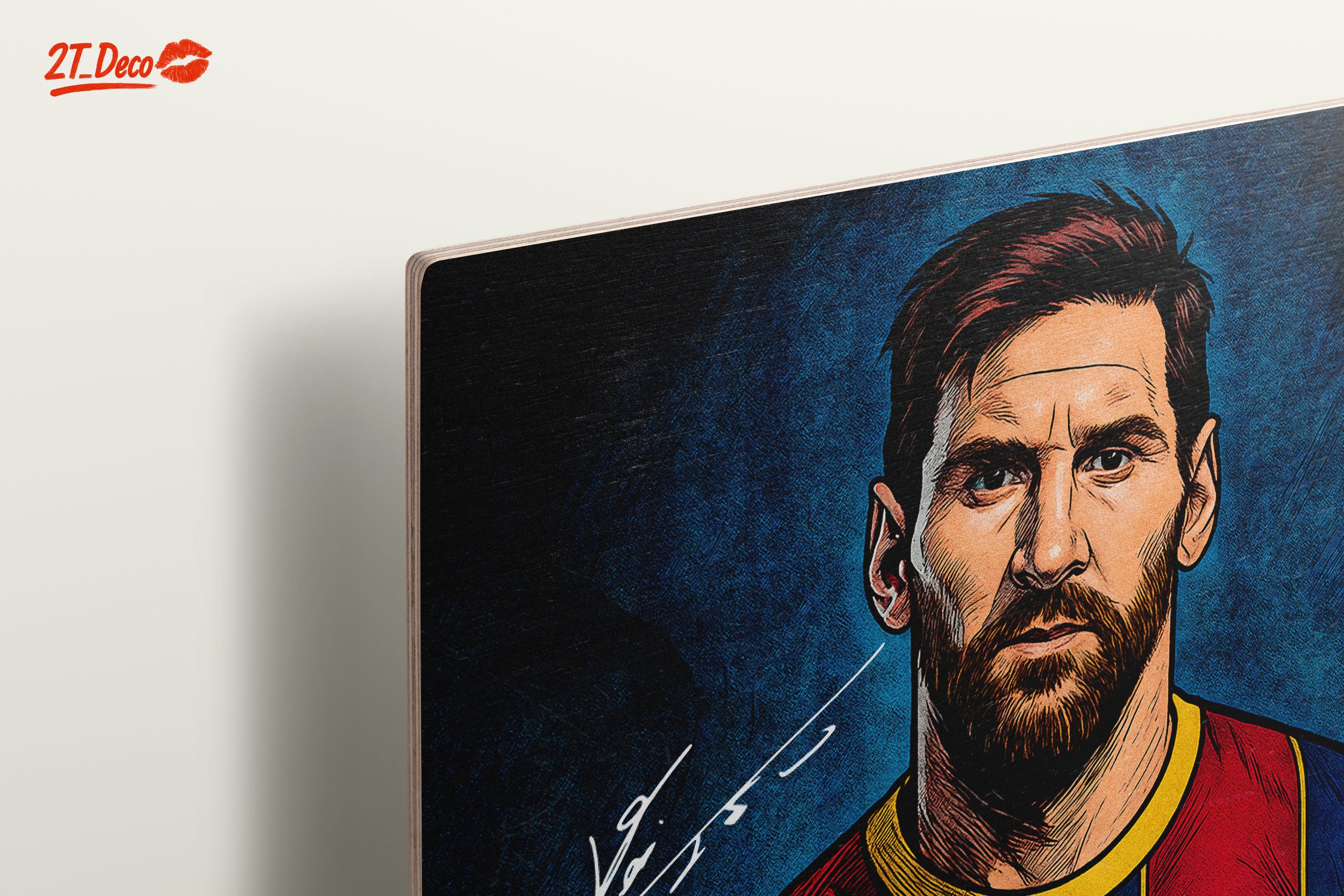 Stylized Portrait of a Soccer Legend - Image 15