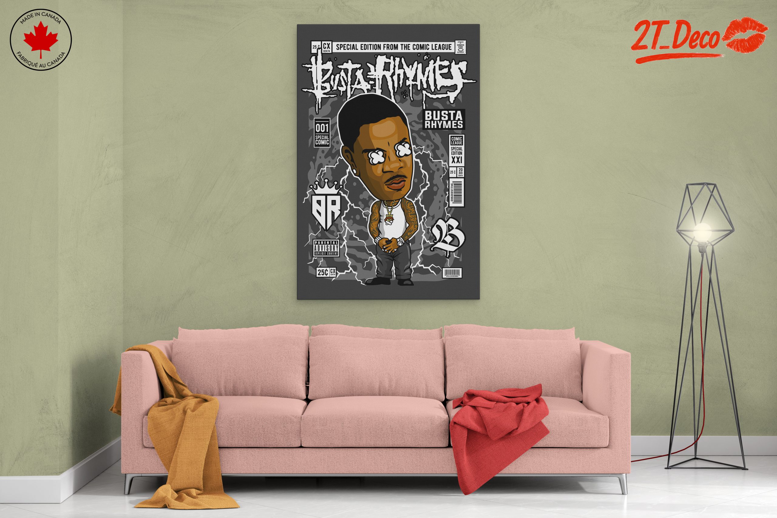 Busta Rhymes Comic Style Character Art - Image 2