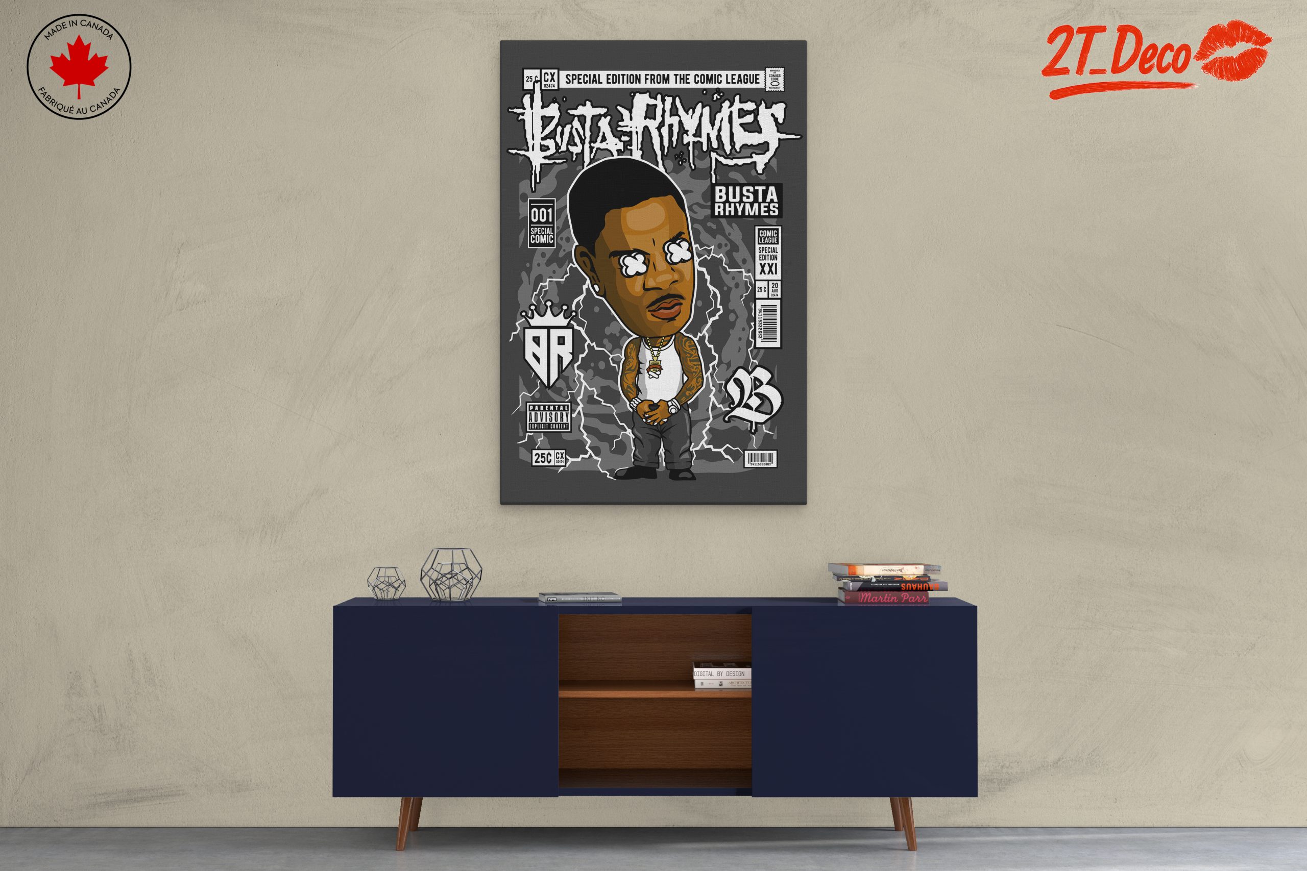 Busta Rhymes Comic Style Character Art - Image 3