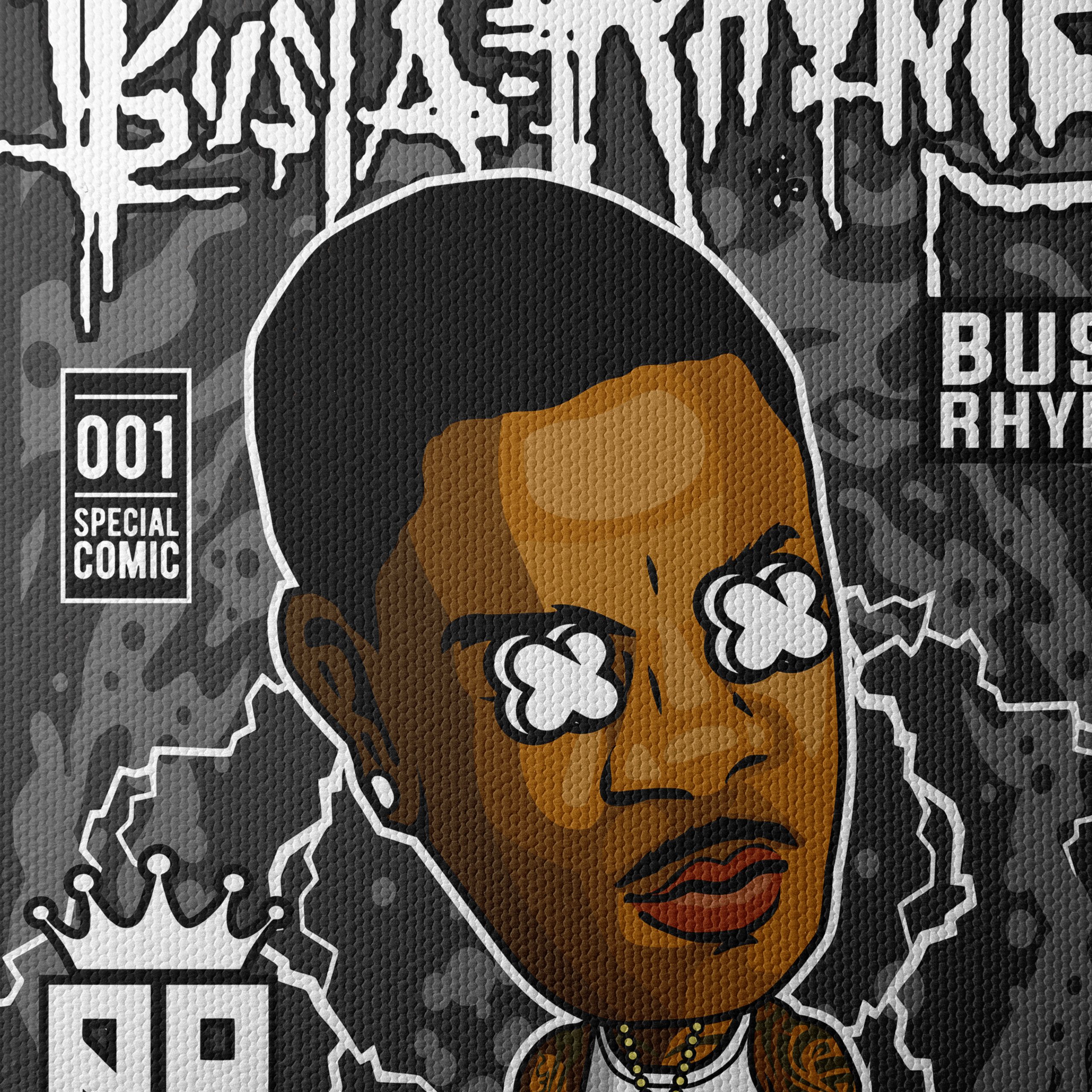 Busta Rhymes Comic Style Character Art - Image 4