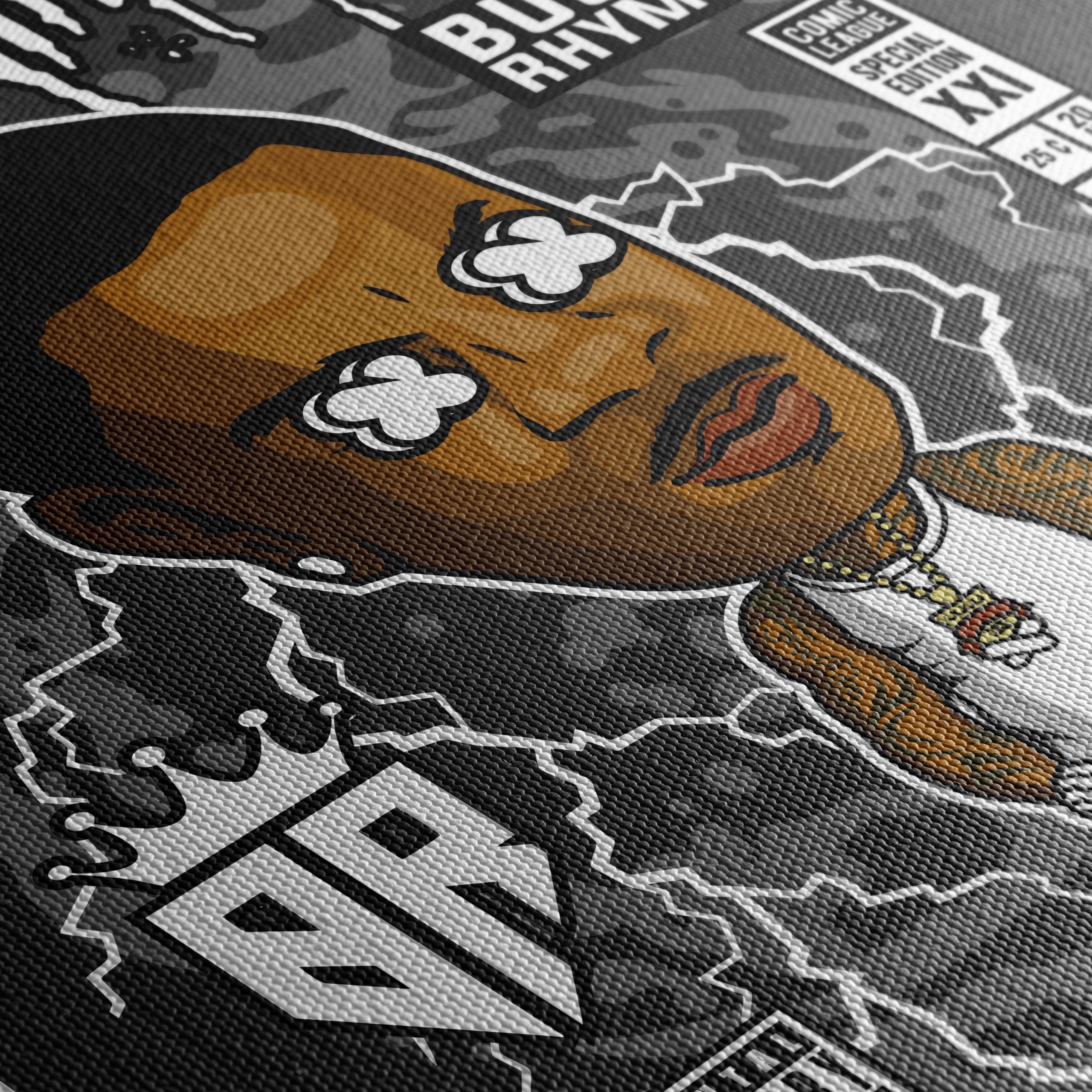 Busta Rhymes Comic Style Character Art - Image 5