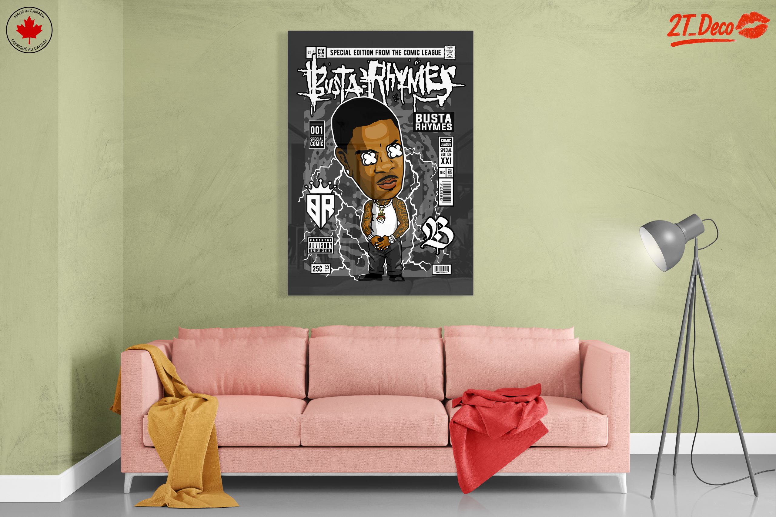 Busta Rhymes Comic Style Character Art - Image 7