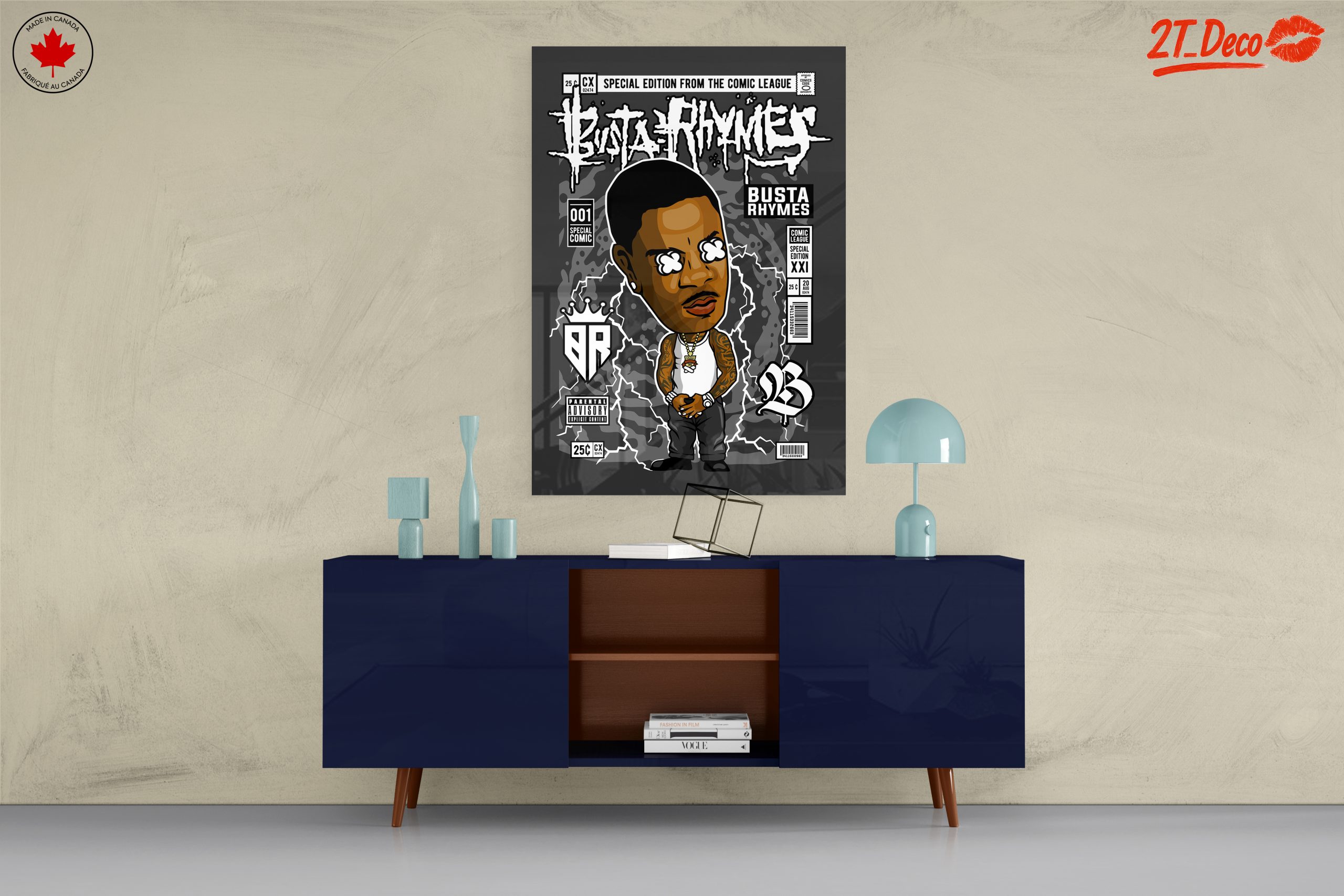 Busta Rhymes Comic Style Character Art - Image 8
