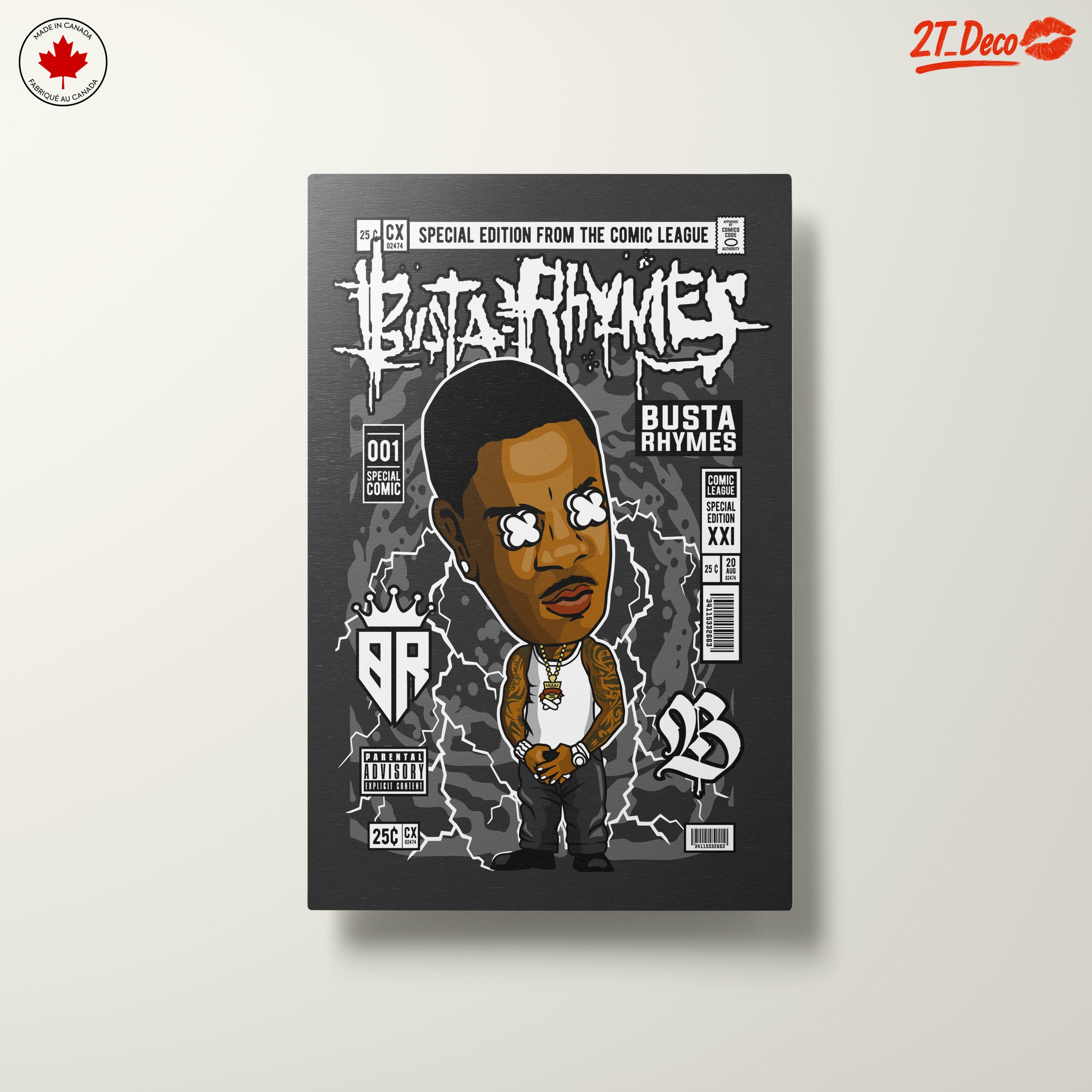 Busta Rhymes Comic Style Character Art - Image 10