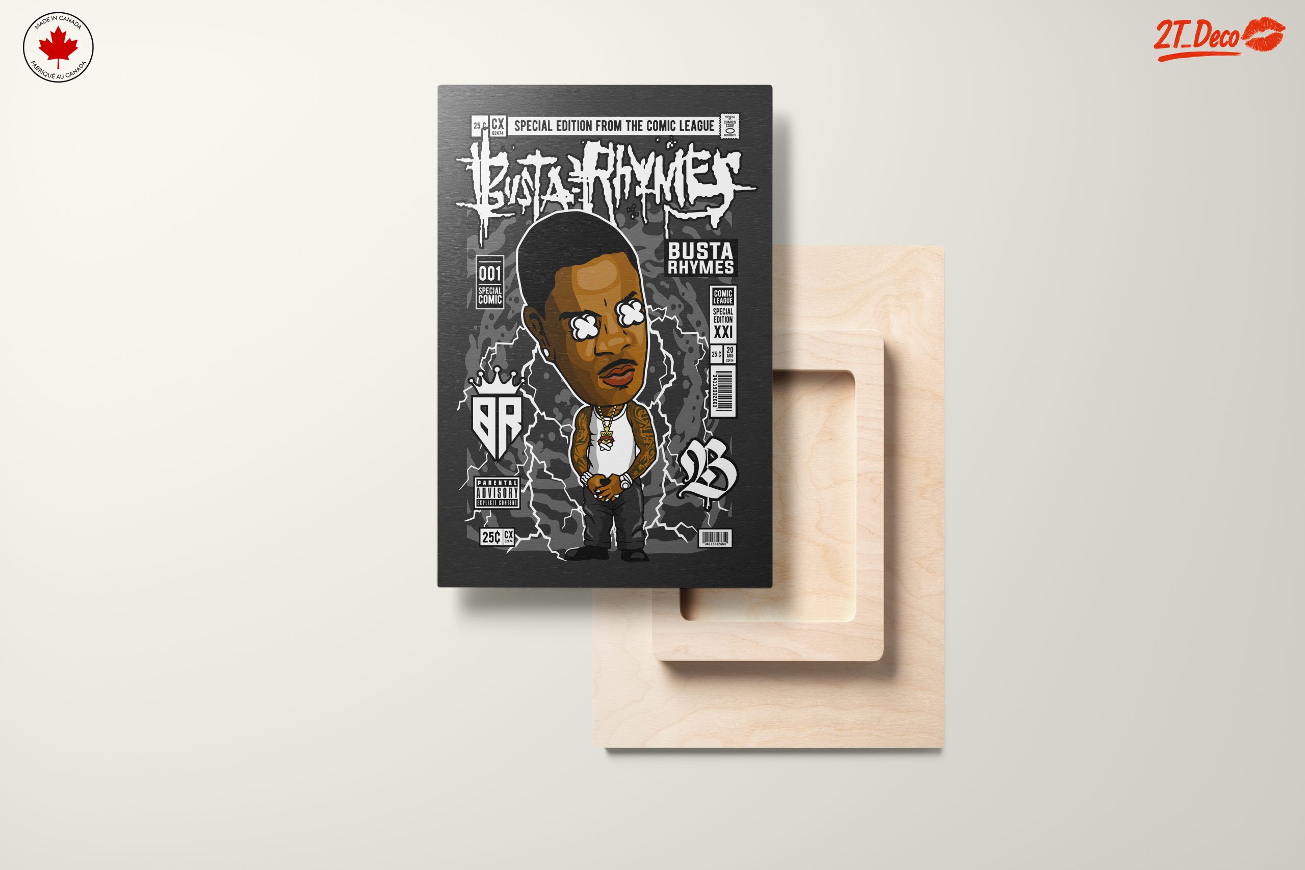 Busta Rhymes Comic Style Character Art - Image 11