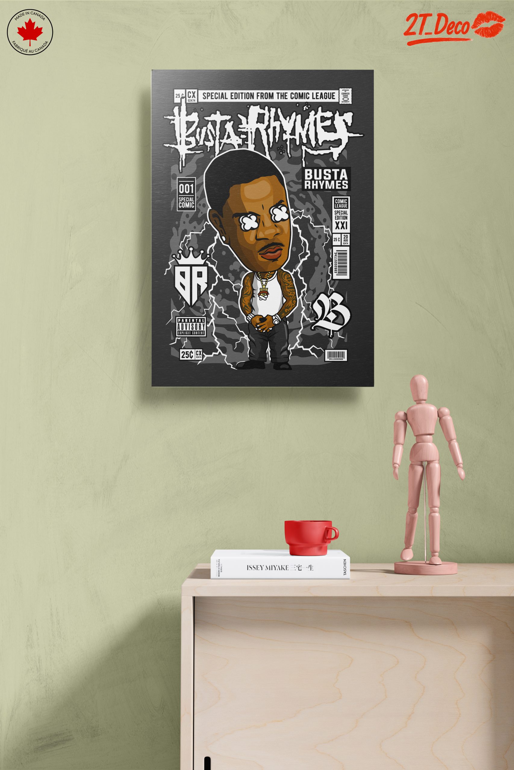 Busta Rhymes Comic Style Character Art - Image 14